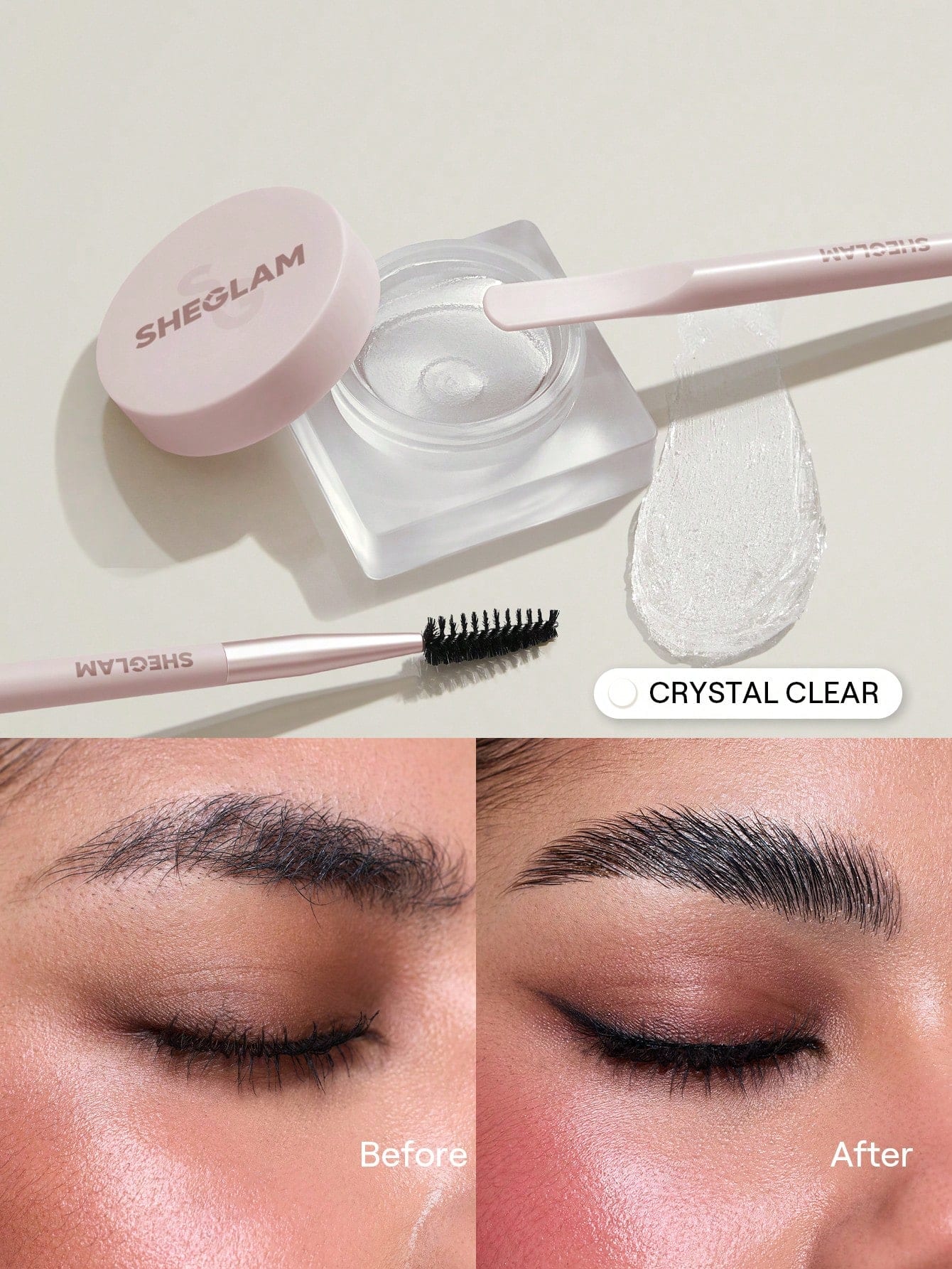 SHEGLAM Set Me Up Fixateur De Sourcils-Crystal Clear Marque De Beauté CosméTique