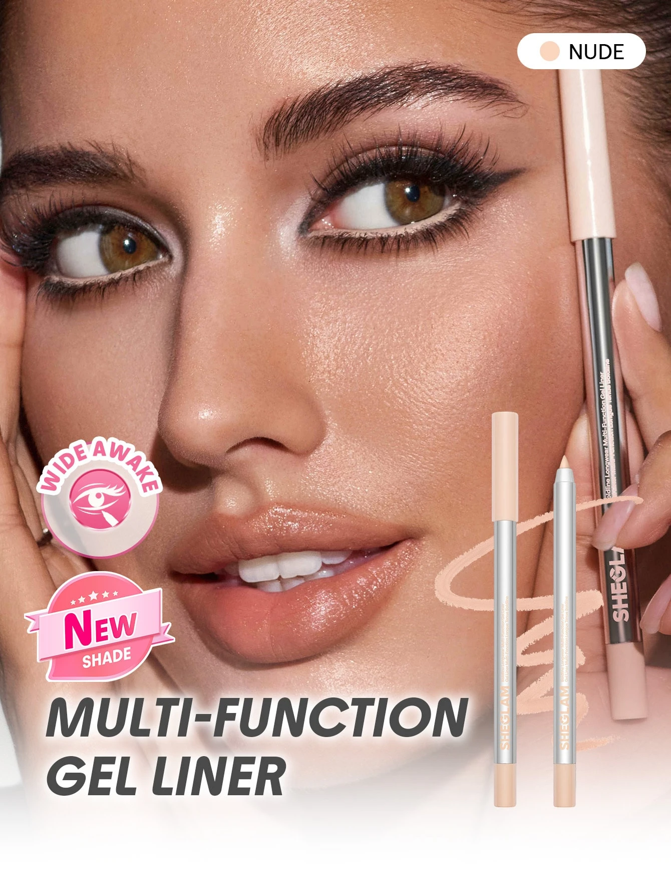 SHEGLAM Boldline Eye-Liner Gel Multifonction Longue Tenue-Nude Marque De Beauté — vue 5