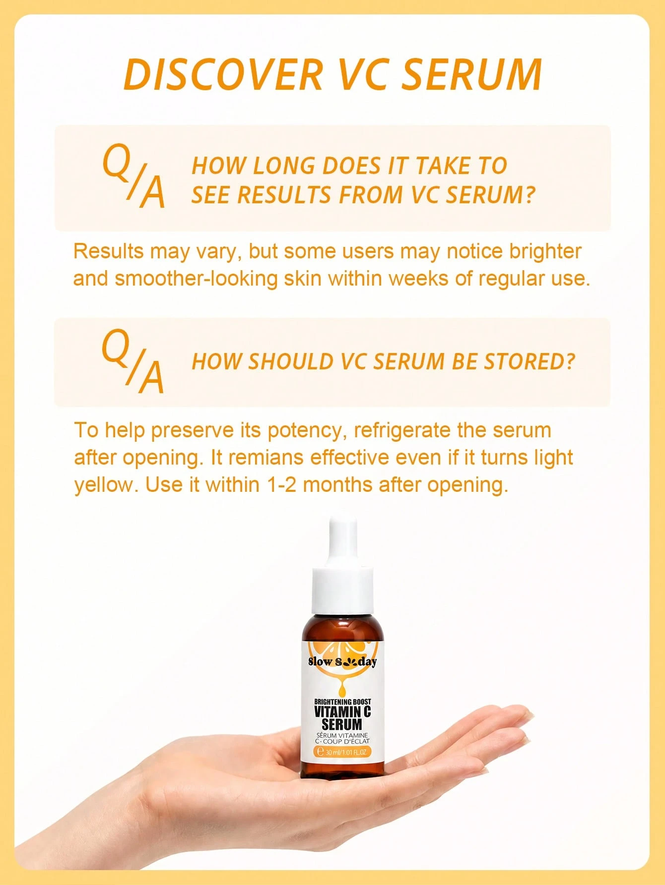 Sérum à la vitamine C Slow Sunday Brightening Boost, pour les taches brunes, un teint — vue 5