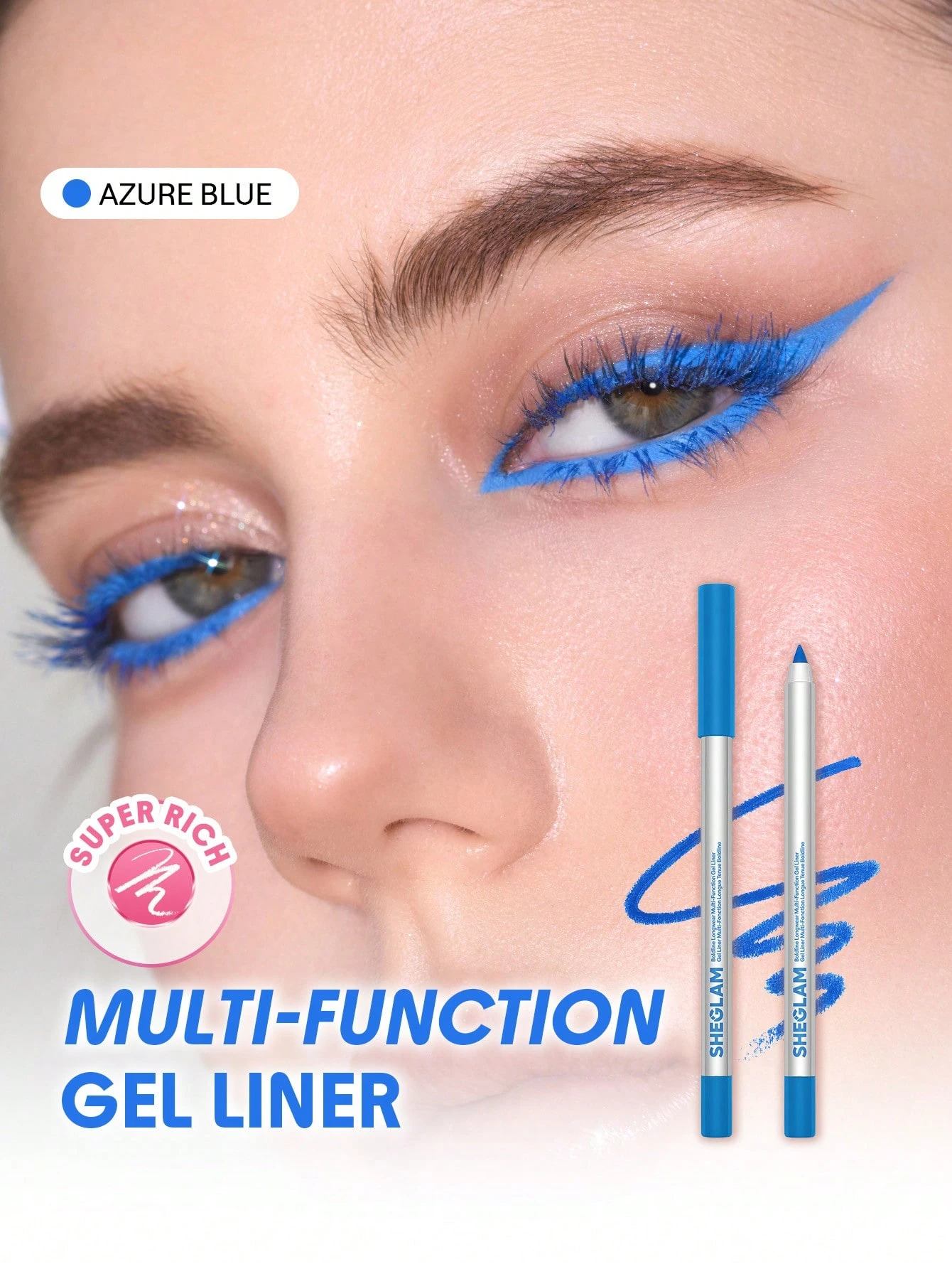 SHEGLAM Boldline Eye-Liner Gel Multifonction Longue Tenue-Nude Marque De Beauté — vue 10