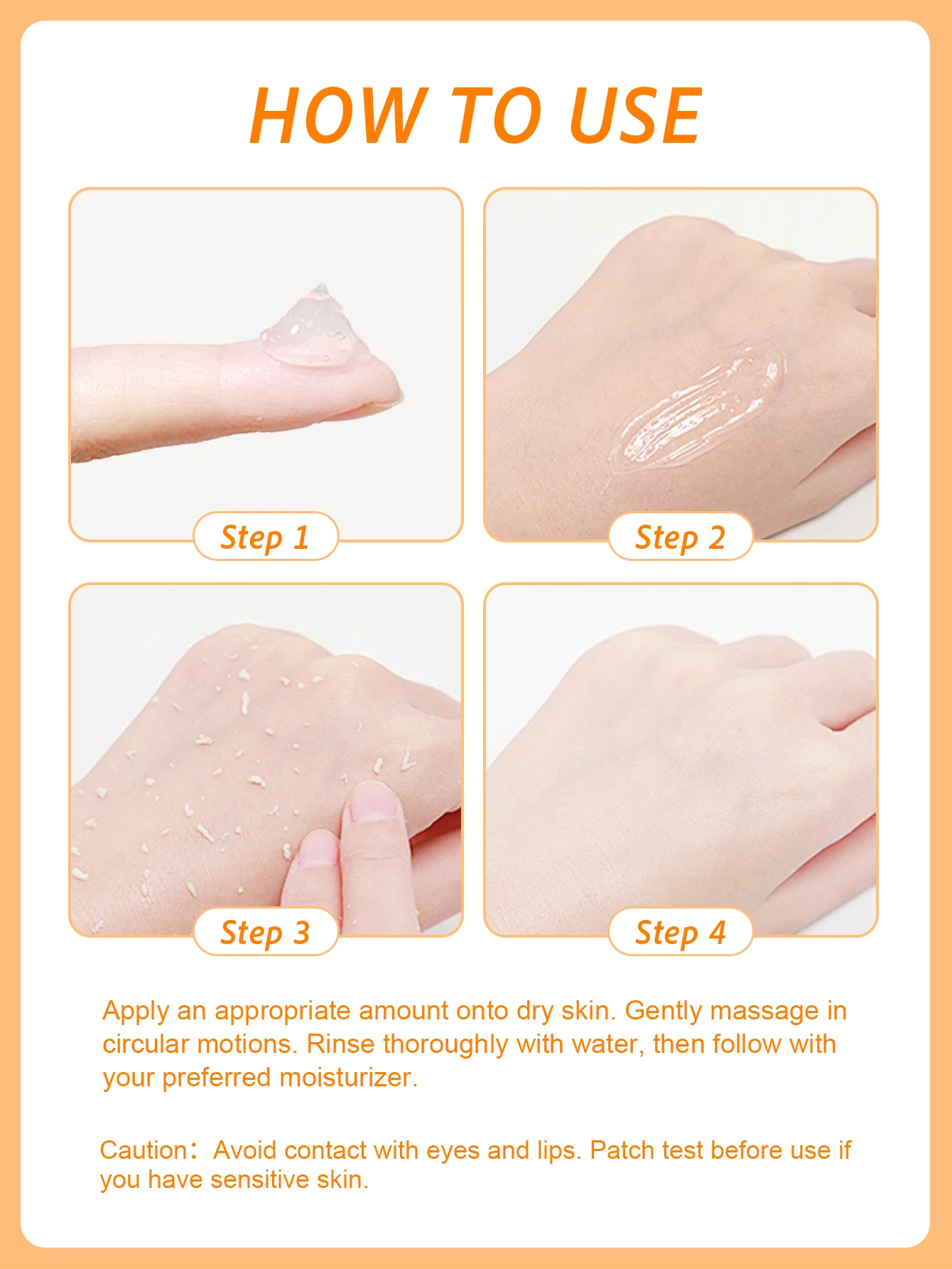 Gel exfoliant pour le visage à l'orange SlowSunday, rafraîchissant & adoucissant, — vue 5