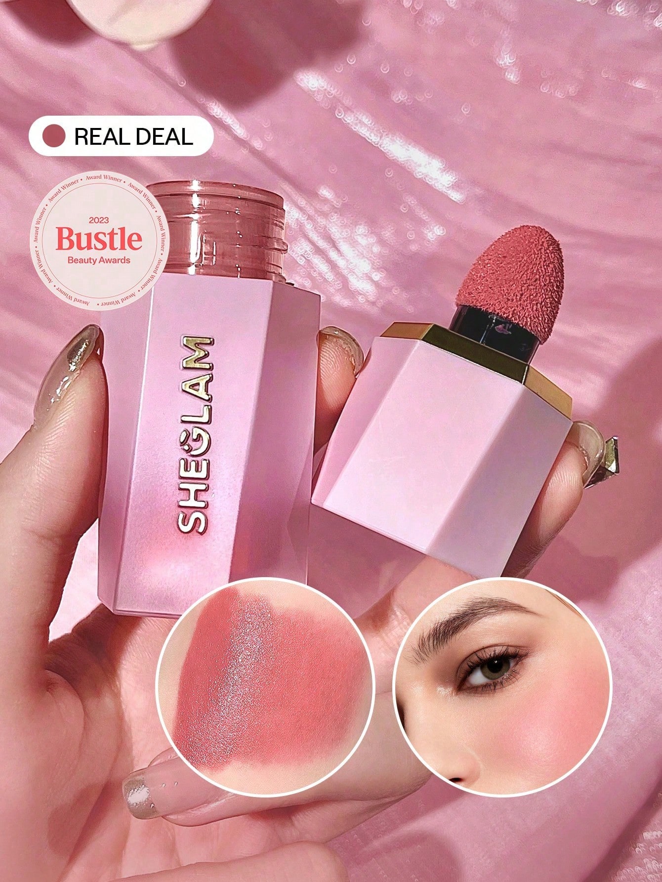 SHEGLAM Color Bloom Blush Liquide Fini Mat-Love Cake Rouge Marque De Beauté CosméTique — vue 3