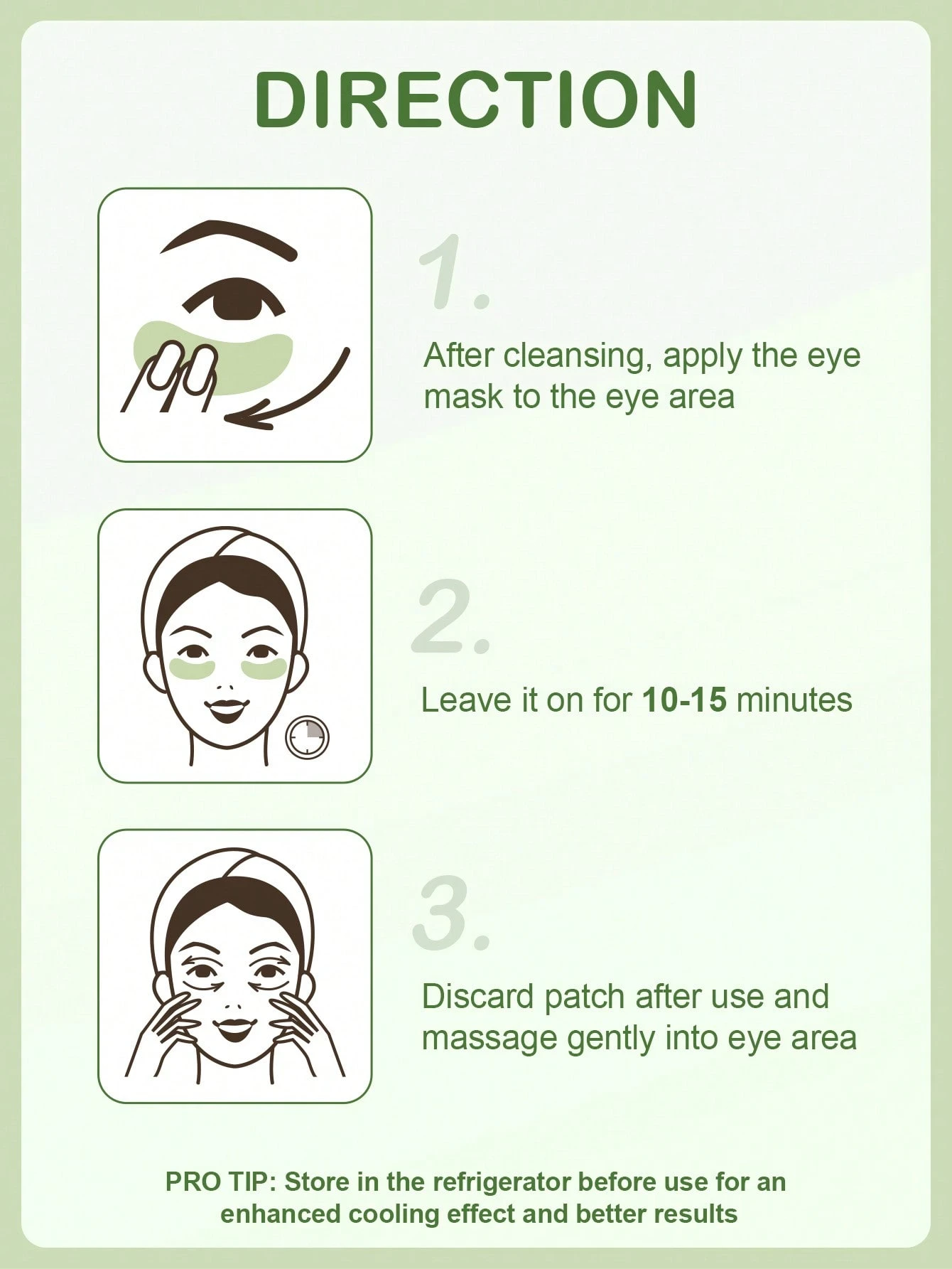 Masque apaisant pour les yeux à l'aloe vera SlowSunday, 60 pièces, patchs pour les yeux, — vue 6
