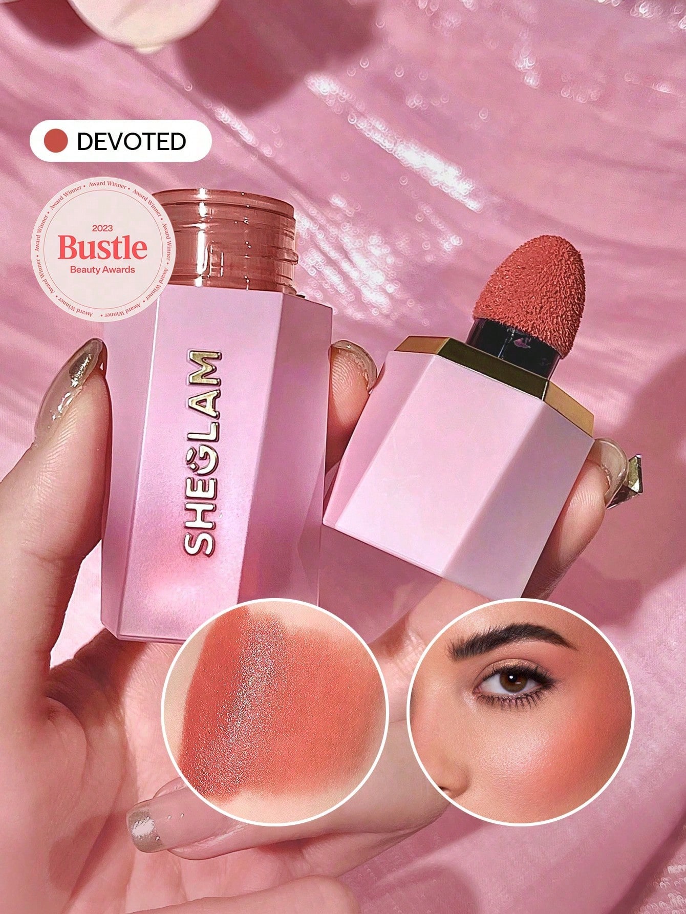 SHEGLAM Color Bloom Blush Liquide Fini Mat-Love Cake Rouge Marque De Beauté CosméTique — vue 10