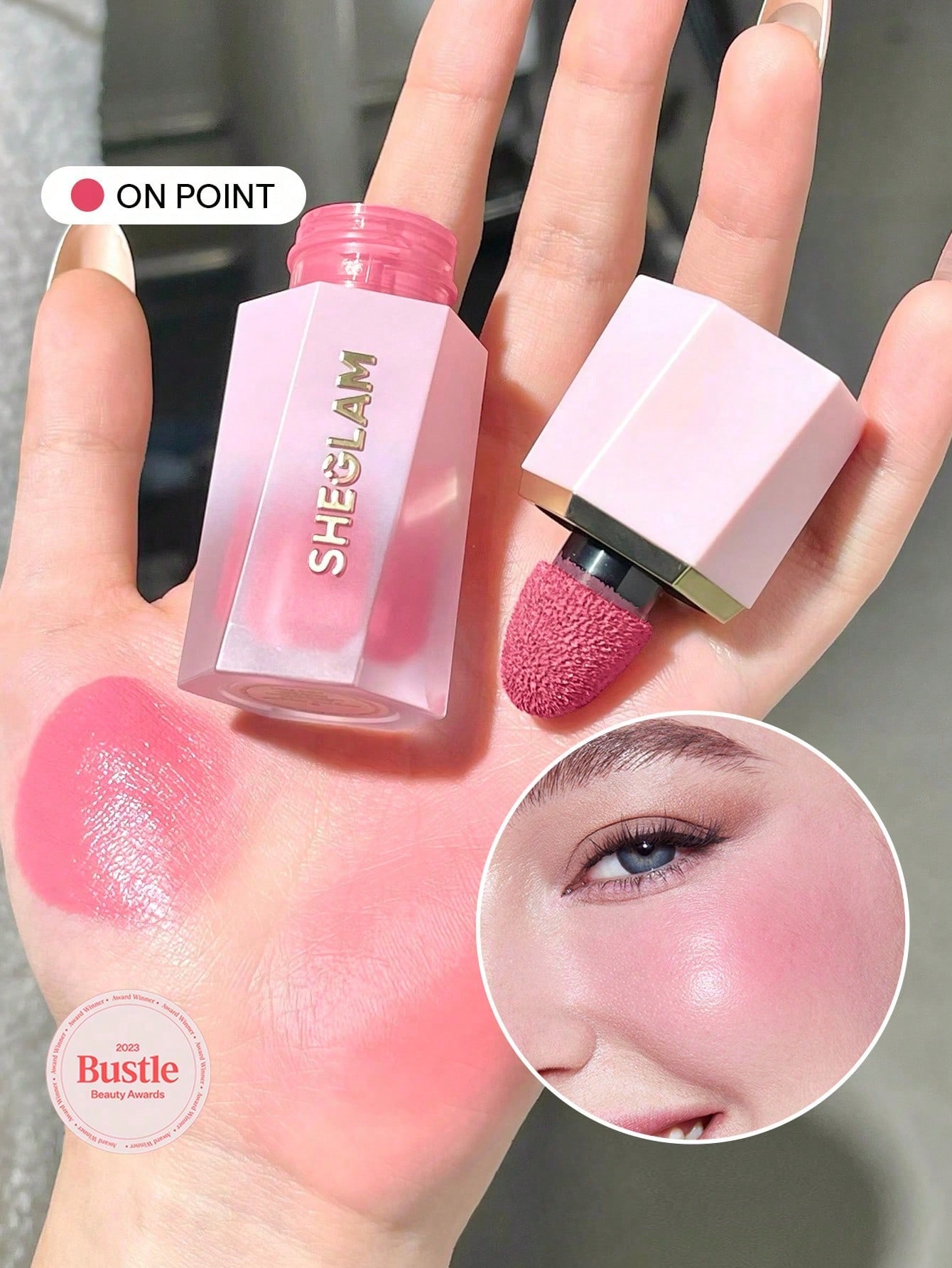 SHEGLAM Color Bloom Blush Liquide Fini Mat-Love Cake Rouge Marque De Beauté CosméTique — vue 8