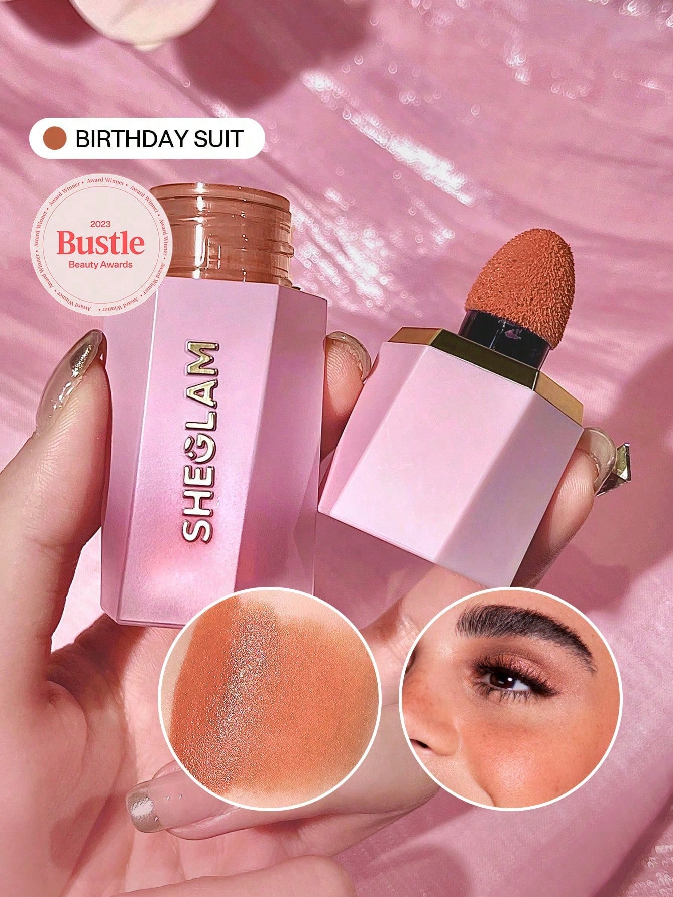 SHEGLAM Color Bloom Blush Liquide Fini Mat-Love Cake Rouge Marque De Beauté CosméTique — vue 11