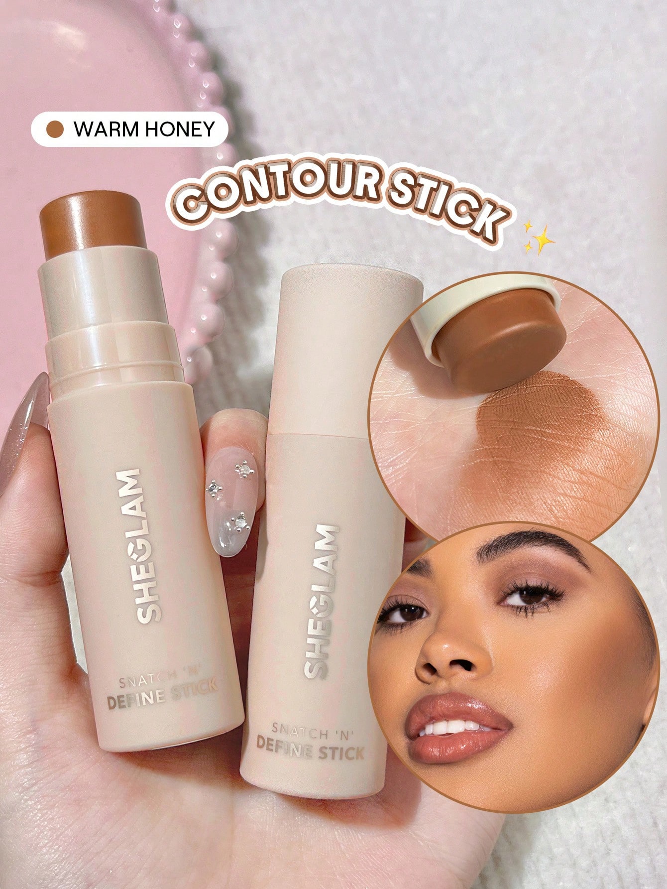 SHEGLAM Snatch 'N' Define Stick-Golden Sun Marque De Beauté CosméTique Maquillage Pour — vue 3