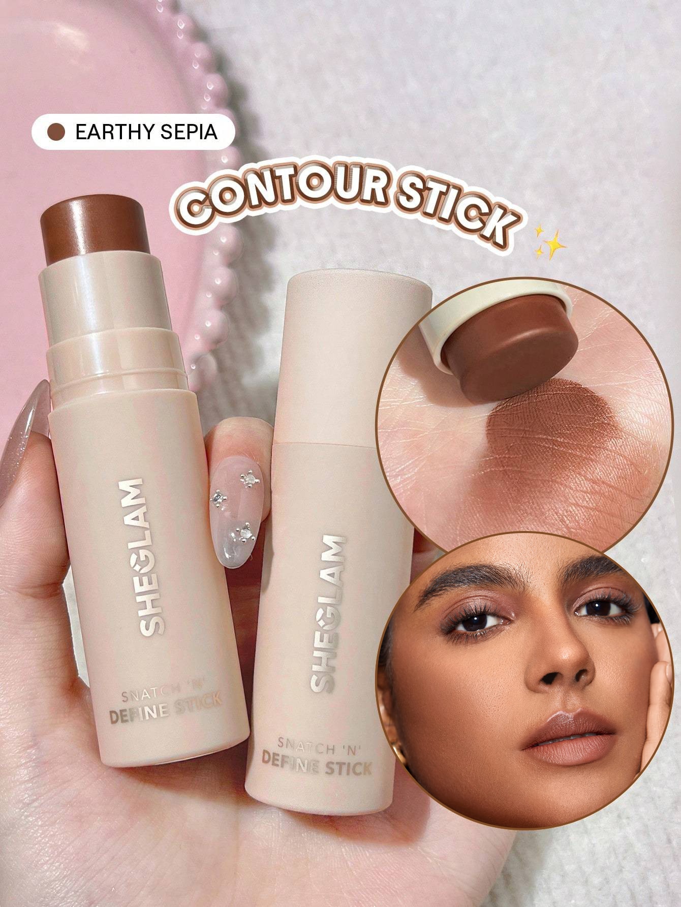 SHEGLAM Snatch 'N' Define Stick-Golden Sun Marque De Beauté CosméTique Maquillage Pour — vue 5