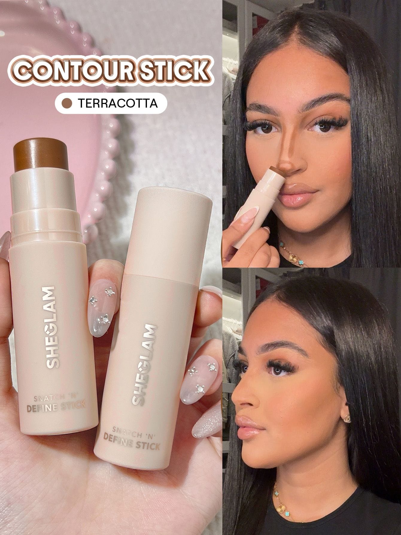 SHEGLAM Snatch 'N' Define Stick-Golden Sun Marque De Beauté CosméTique Maquillage Pour — vue 4
