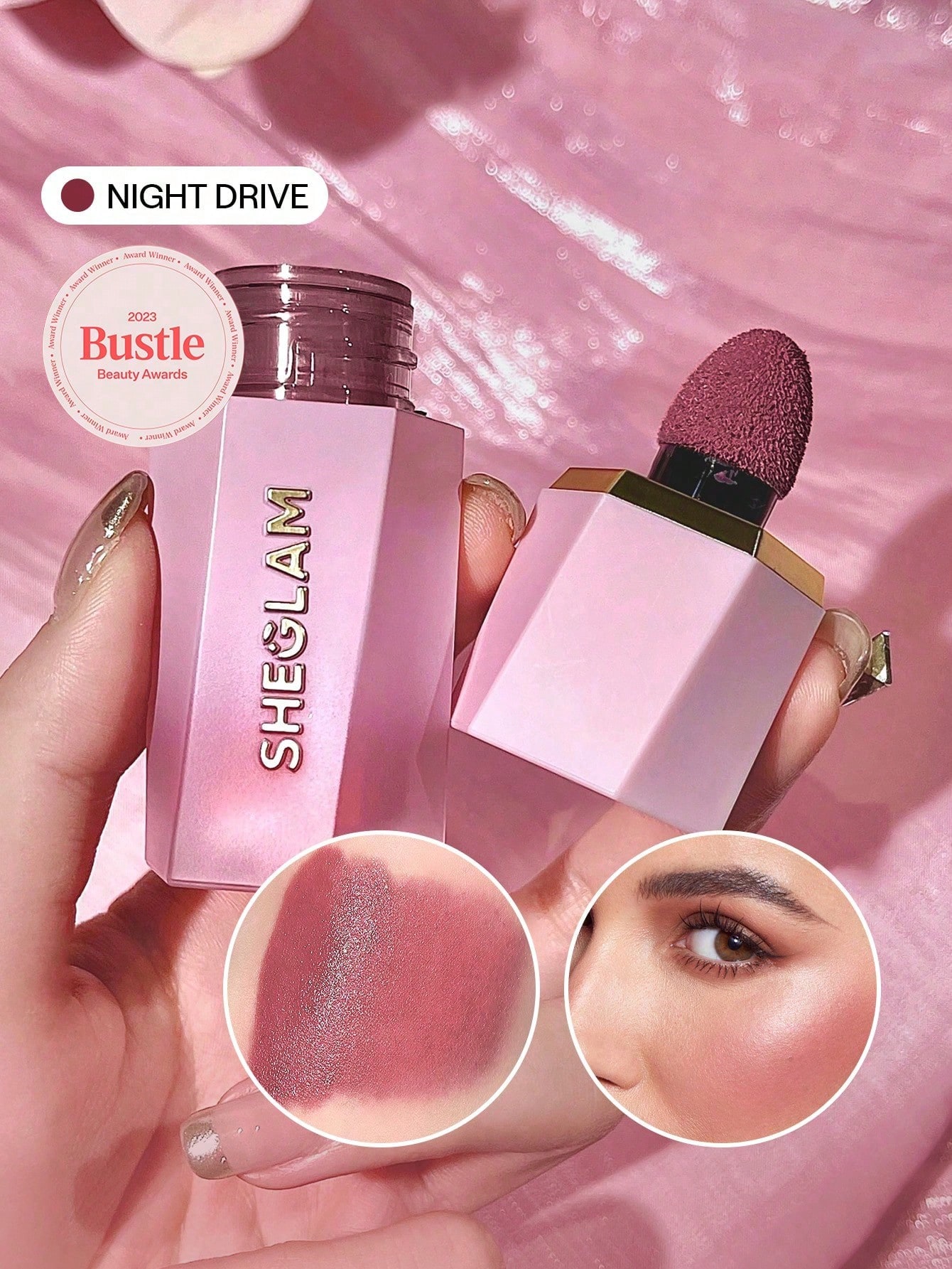 SHEGLAM Color Bloom Blush Liquide Fini Mat-Love Cake Rouge Marque De Beauté CosméTique — vue 14