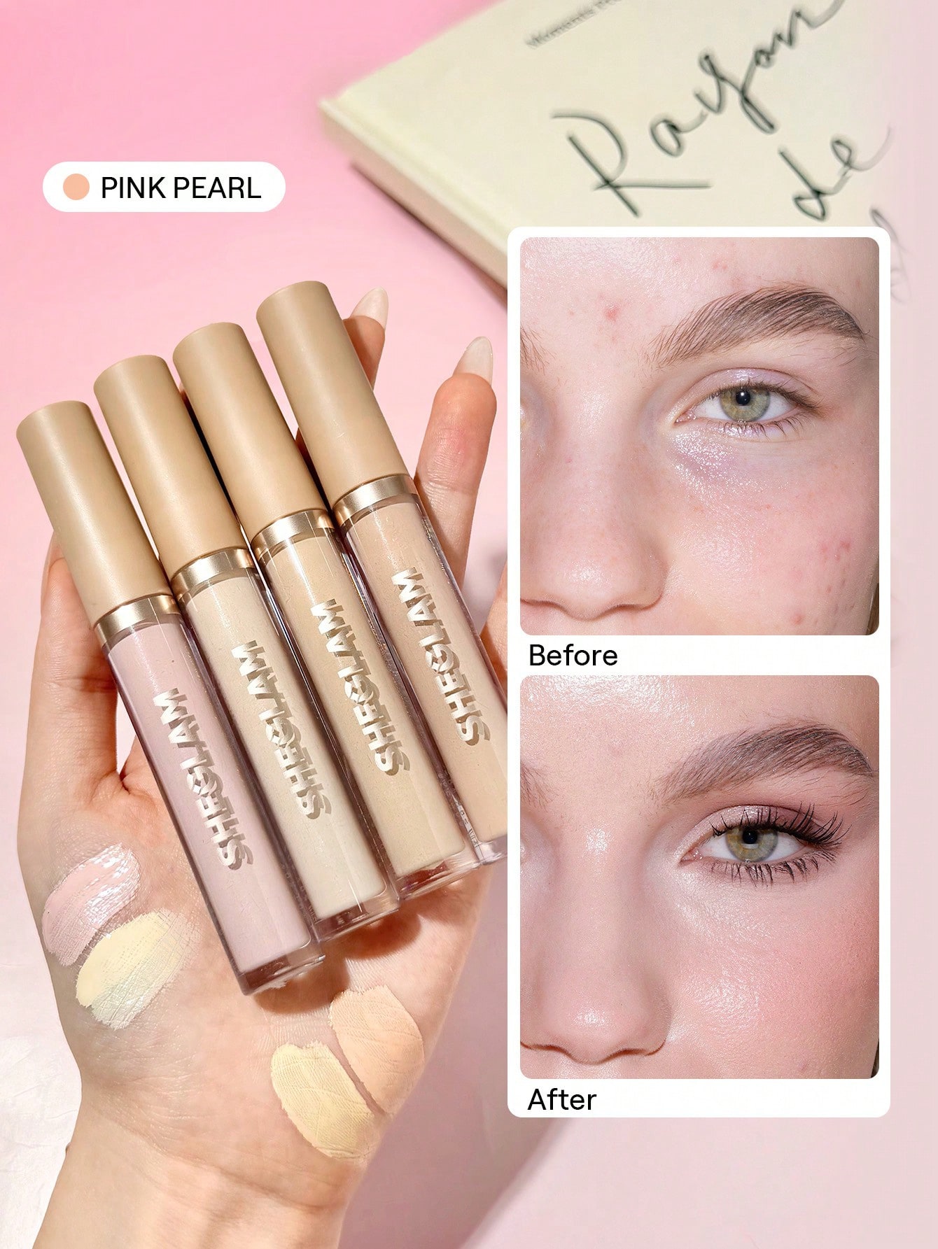 SHEGLAM Like Magic Anti-Cernes Hydratant-Hazelnut Marque De Beauté CosméTique Maquillage
