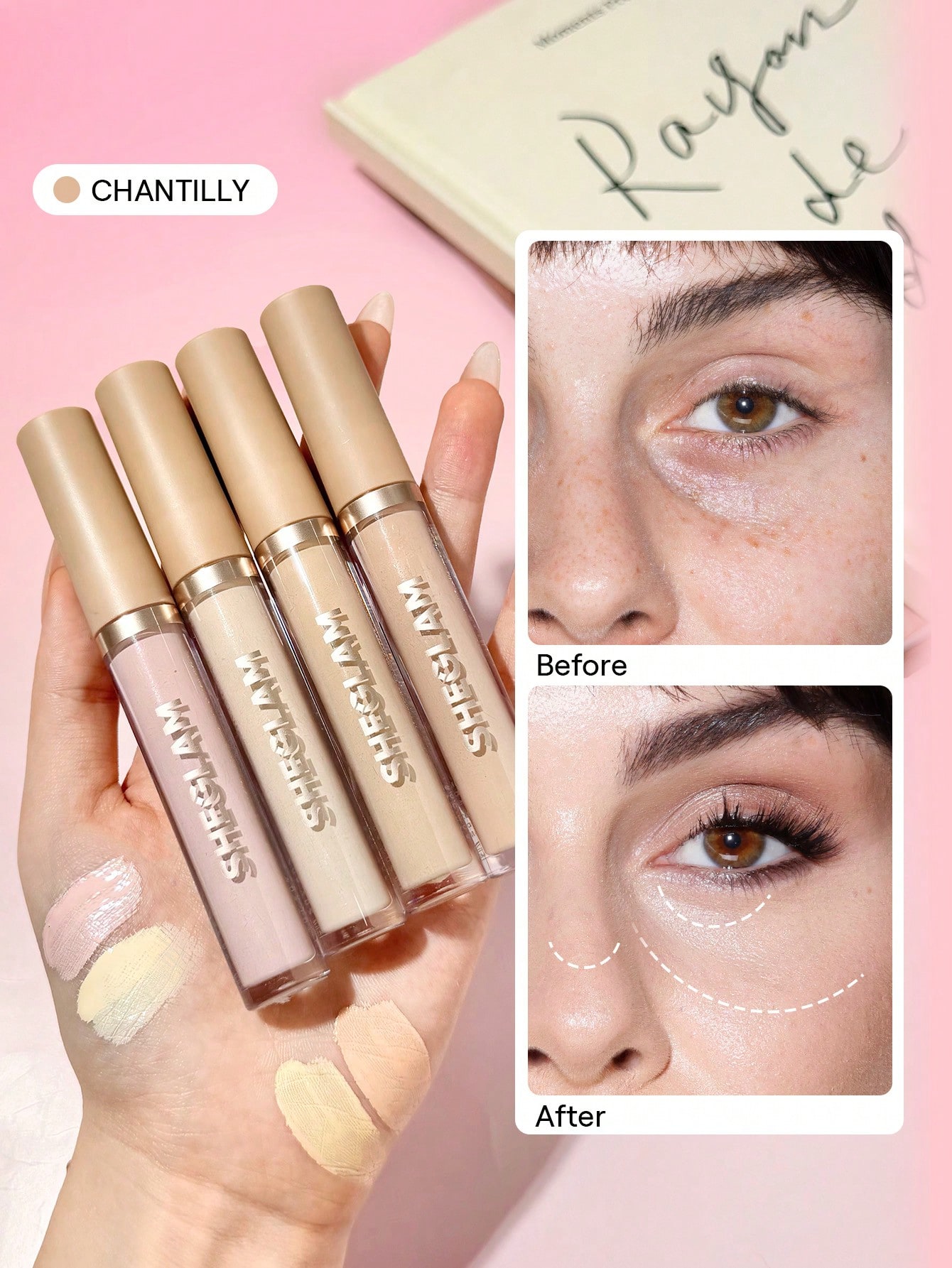 SHEGLAM Like Magic Anti-Cernes Hydratant-Hazelnut Marque De Beauté CosméTique Maquillage — vue 5