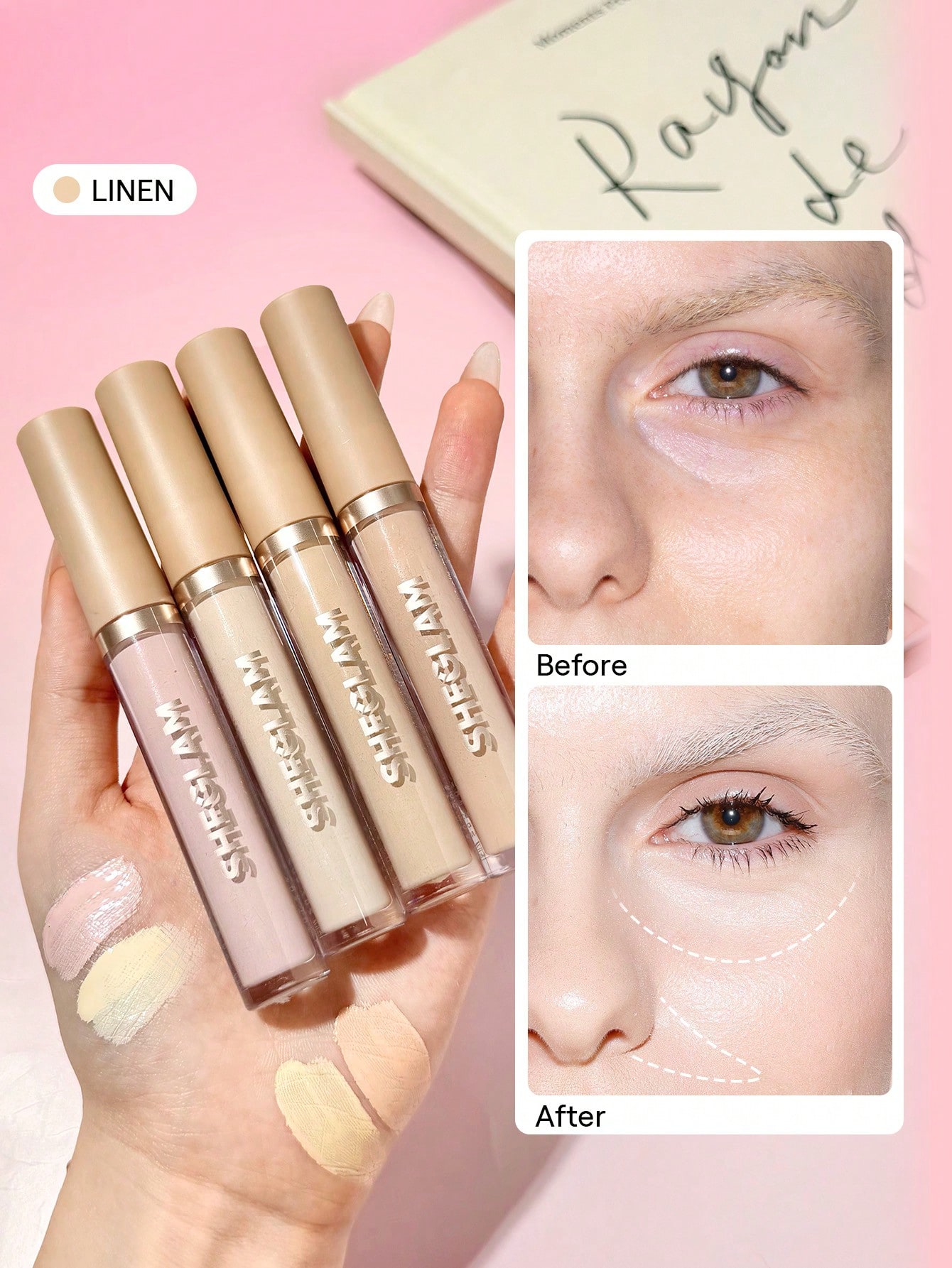 SHEGLAM Like Magic Anti-Cernes Hydratant-Hazelnut Marque De Beauté CosméTique Maquillage — vue 2