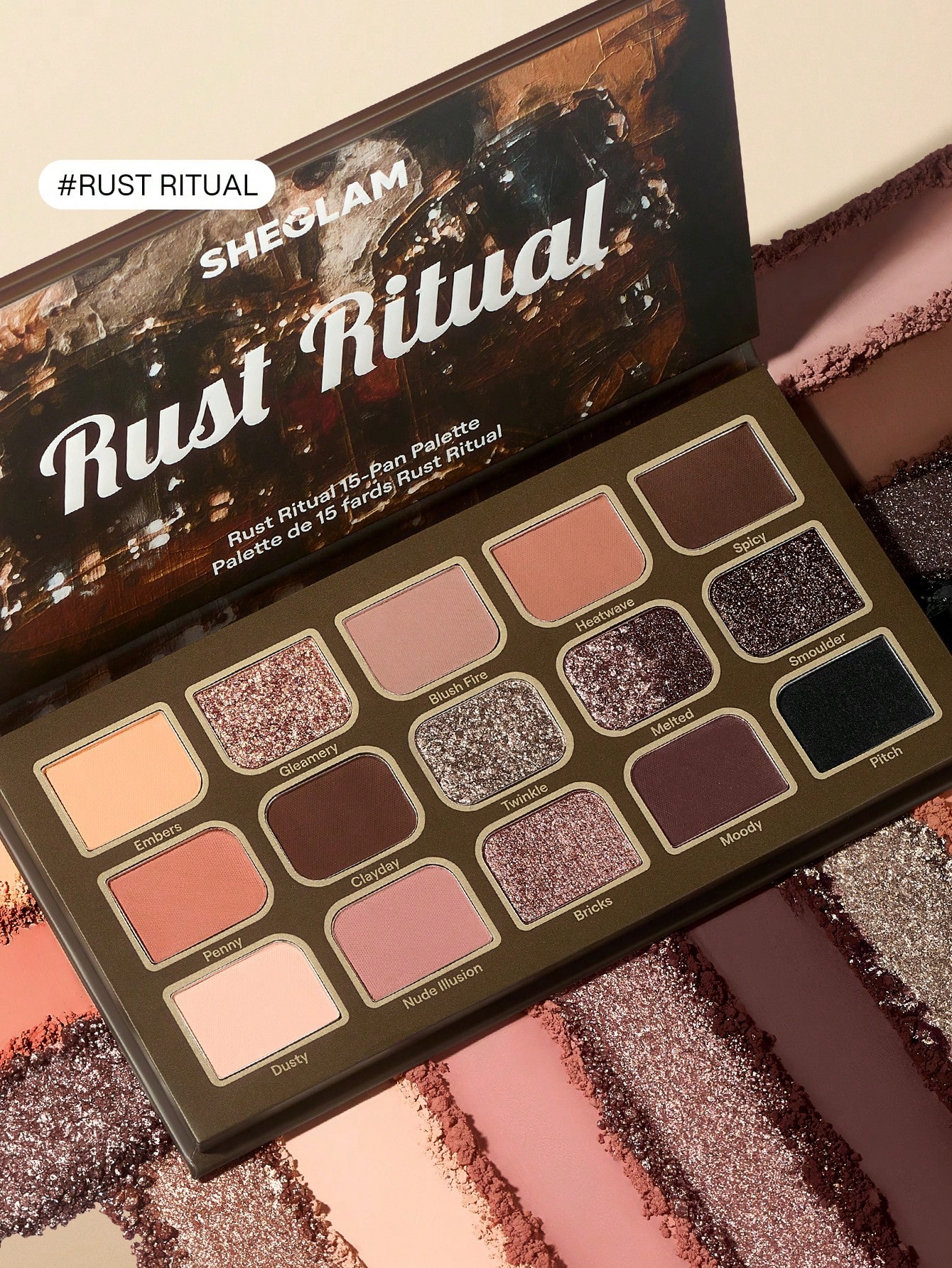 SHEGLAM MatinéE In L.A. Palette 15 Couleurs Paillettes Marque De Beauté CosméTique — vue 4