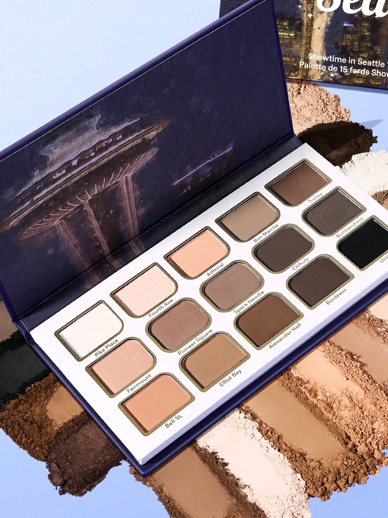 SHEGLAM MatinéE In L.A. Palette 15 Couleurs Paillettes Marque De Beauté CosméTique