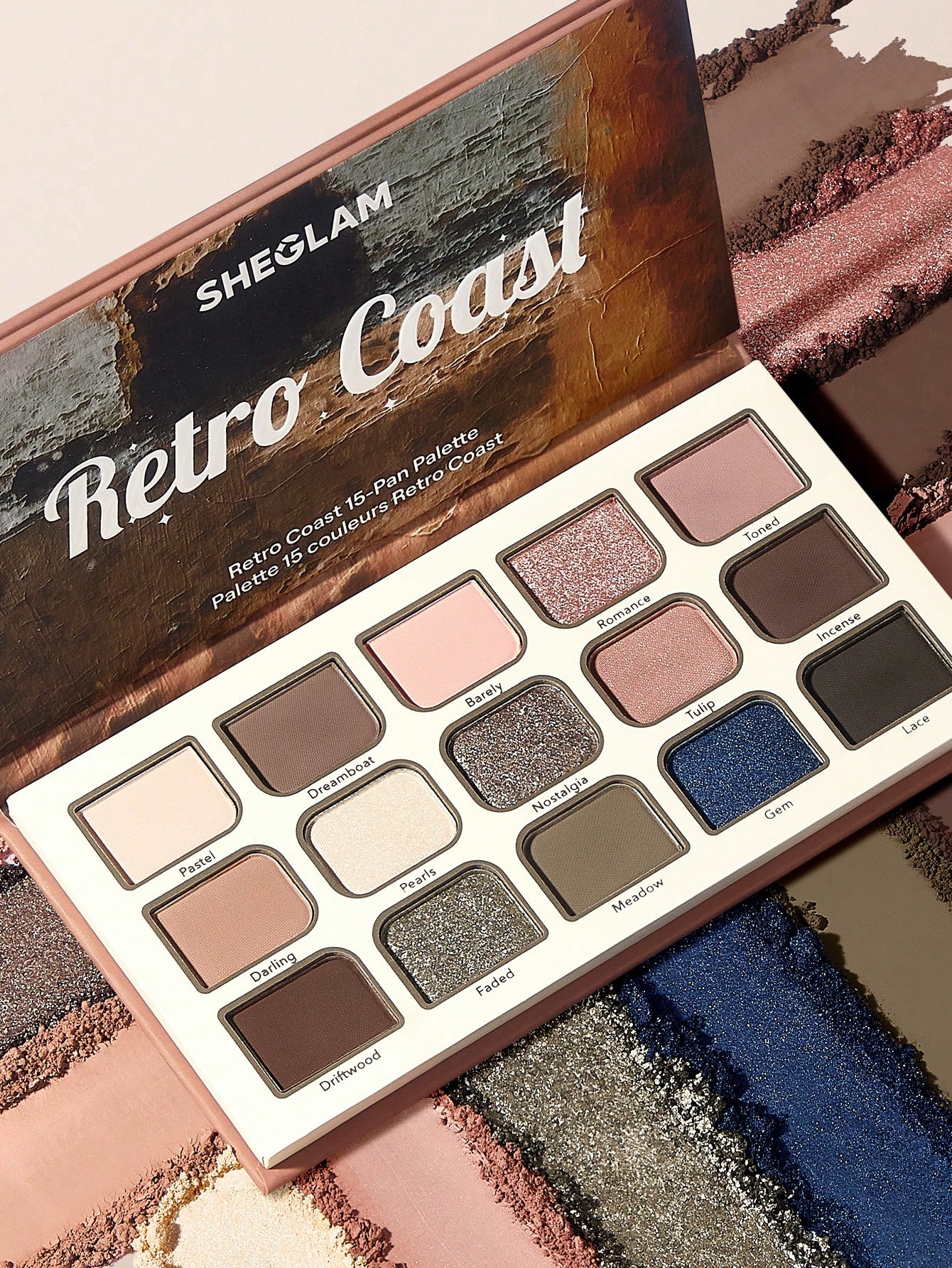 SHEGLAM MatinéE In L.A. Palette 15 Couleurs Paillettes Marque De Beauté CosméTique — vue 3