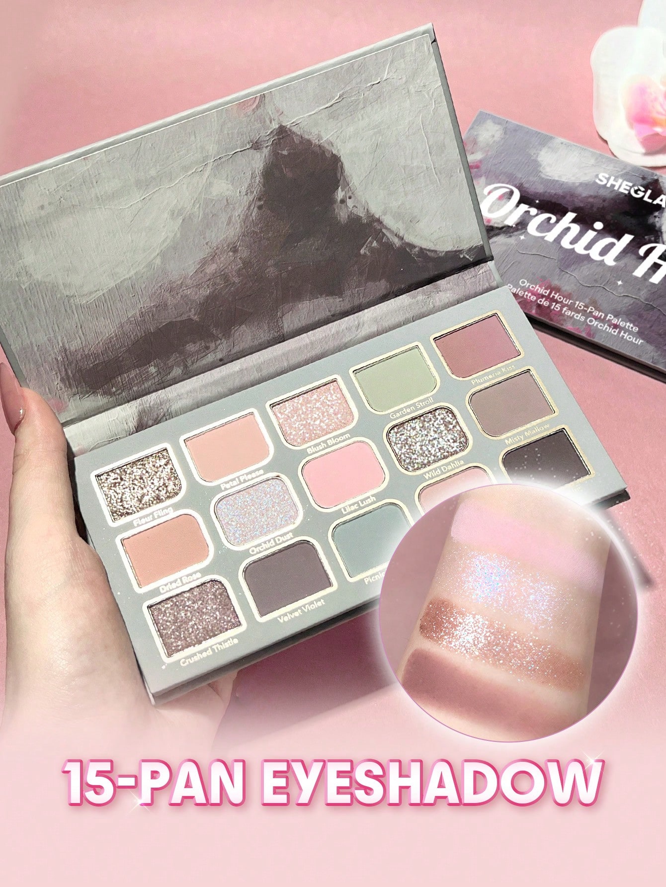 SHEGLAM MatinéE In L.A. Palette 15 Couleurs Paillettes Marque De Beauté CosméTique — vue 5