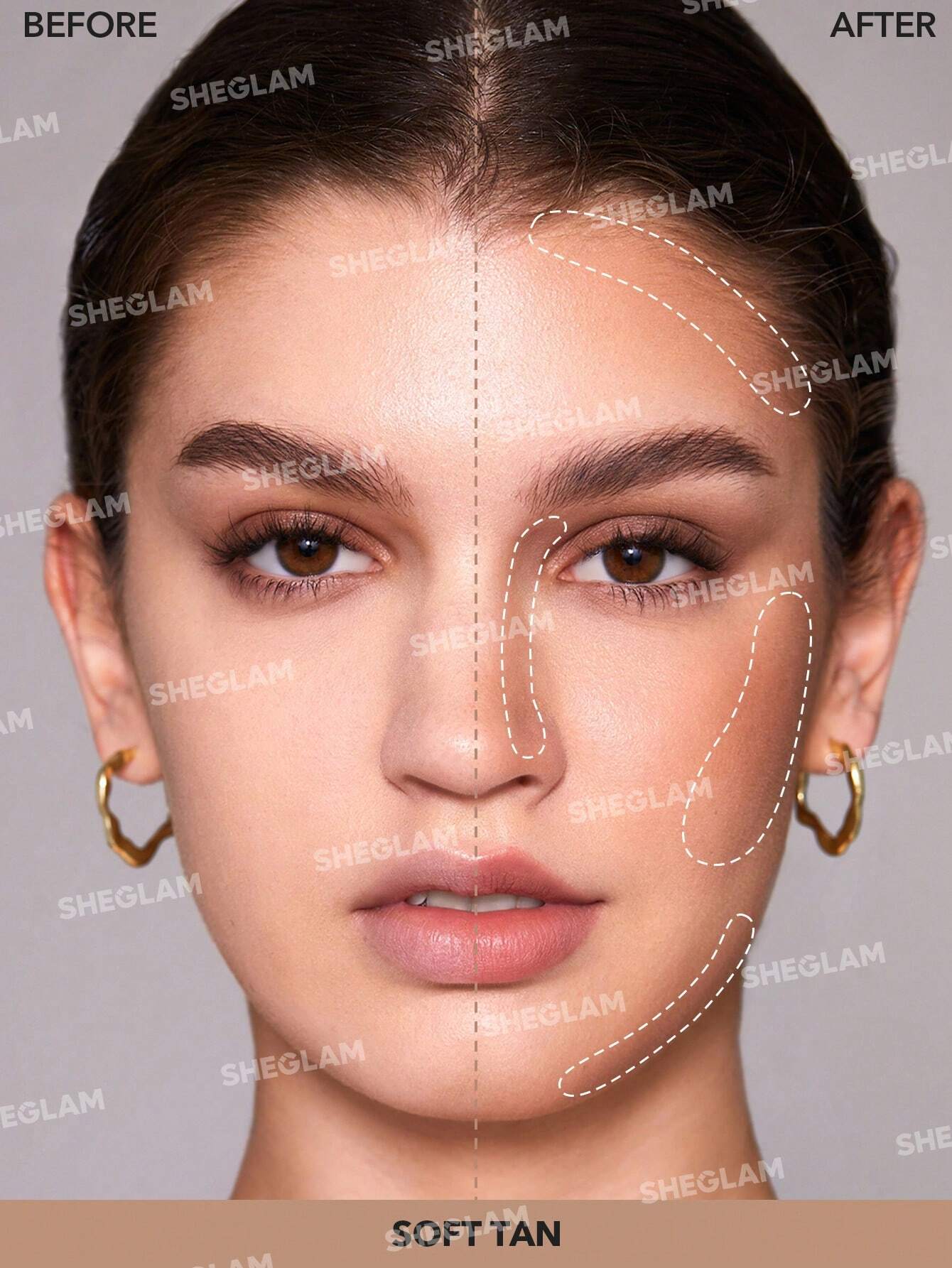 SHEGLAM Snatch 'N' Define Stick-Golden Sun Marque De Beauté CosméTique Maquillage Pour — vue 7
