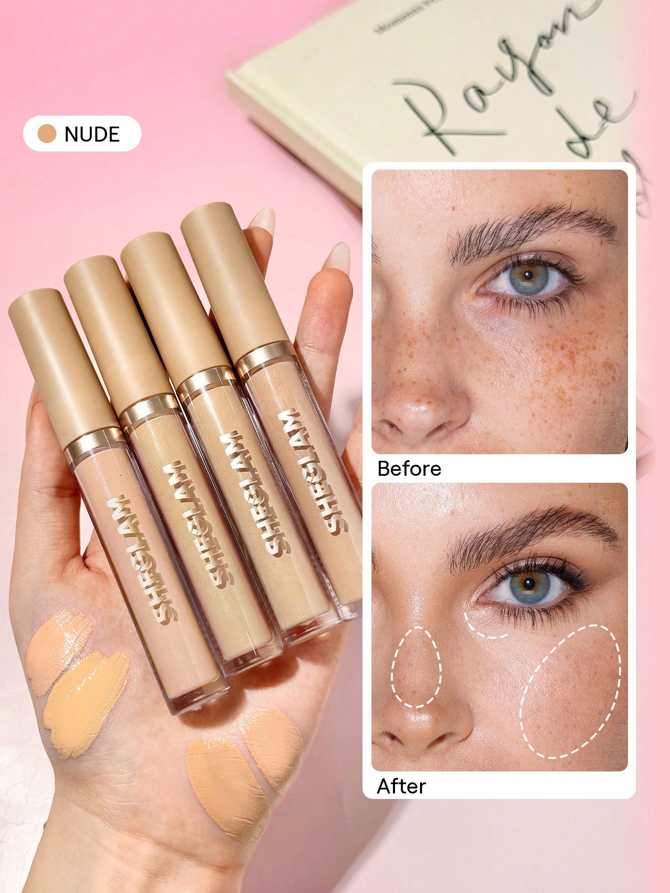 SHEGLAM Like Magic Anti-Cernes Hydratant-Hazelnut Marque De Beauté CosméTique Maquillage — vue 7