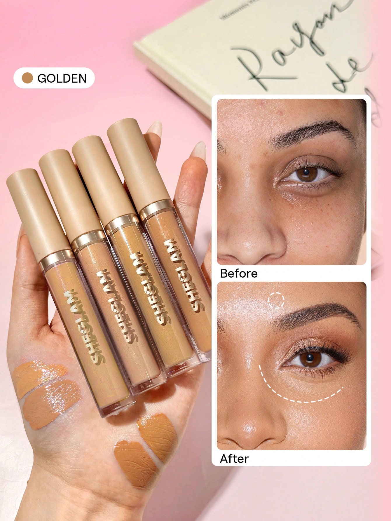 SHEGLAM Like Magic Anti-Cernes Hydratant-Hazelnut Marque De Beauté CosméTique Maquillage — vue 12