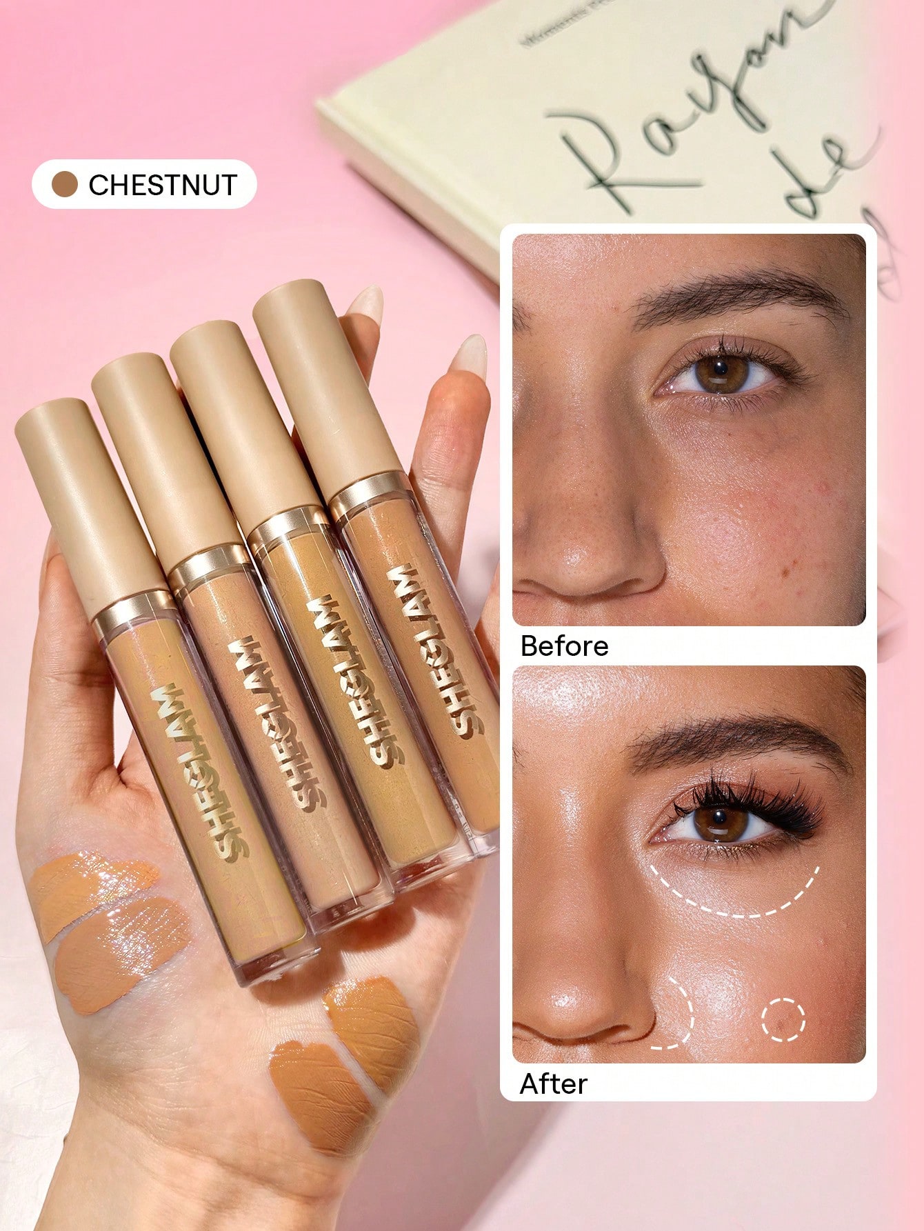 SHEGLAM Like Magic Anti-Cernes Hydratant-Hazelnut Marque De Beauté CosméTique Maquillage — vue 14