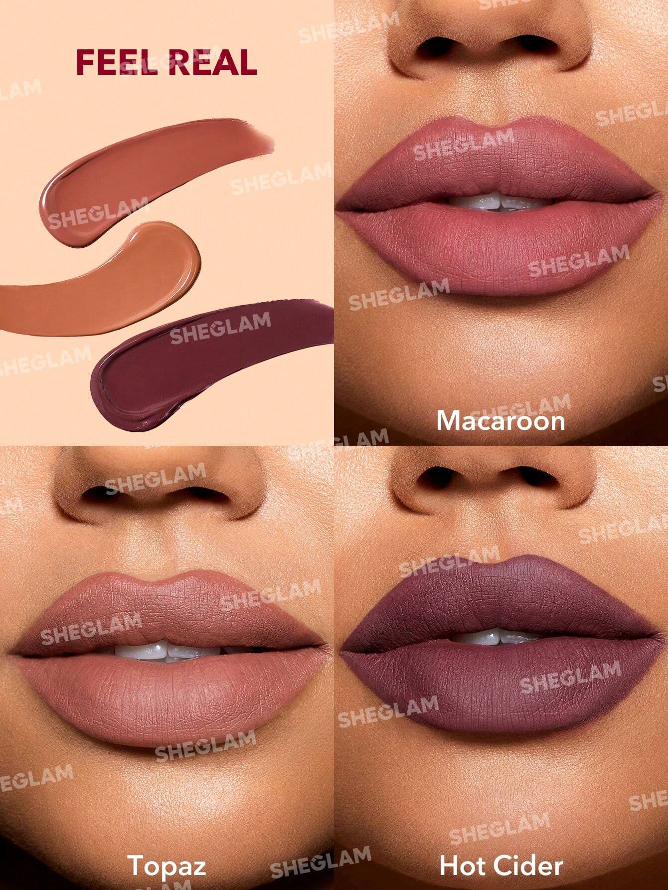 SHEGLAM Matte Allure Mini Set Rouge à LèVres Liquide-Private Tour Rouge Marque De Beauté — vue 8