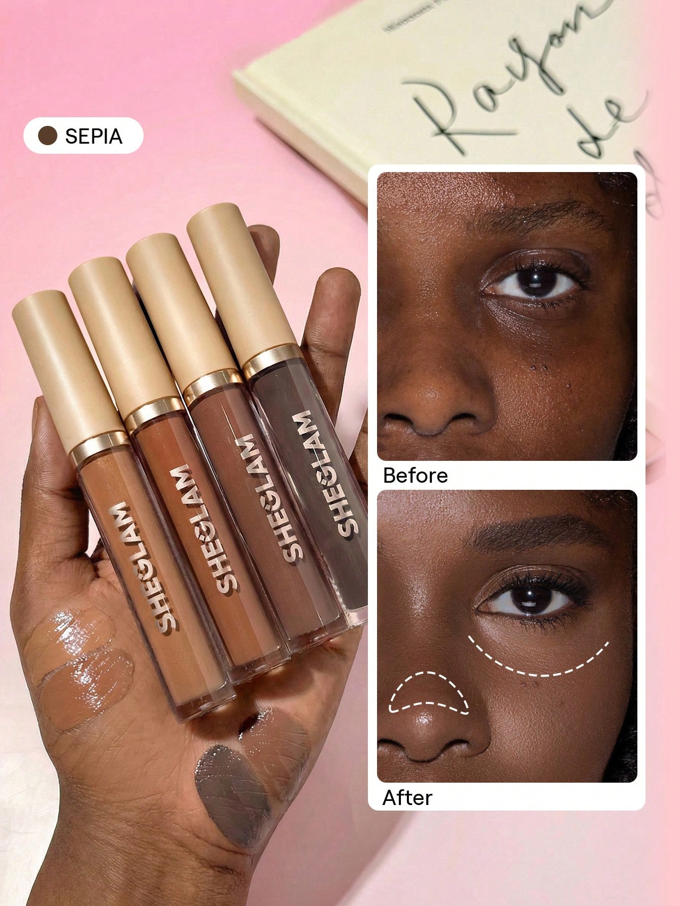 SHEGLAM Like Magic Anti-Cernes Hydratant-Hazelnut Marque De Beauté CosméTique Maquillage — vue 19