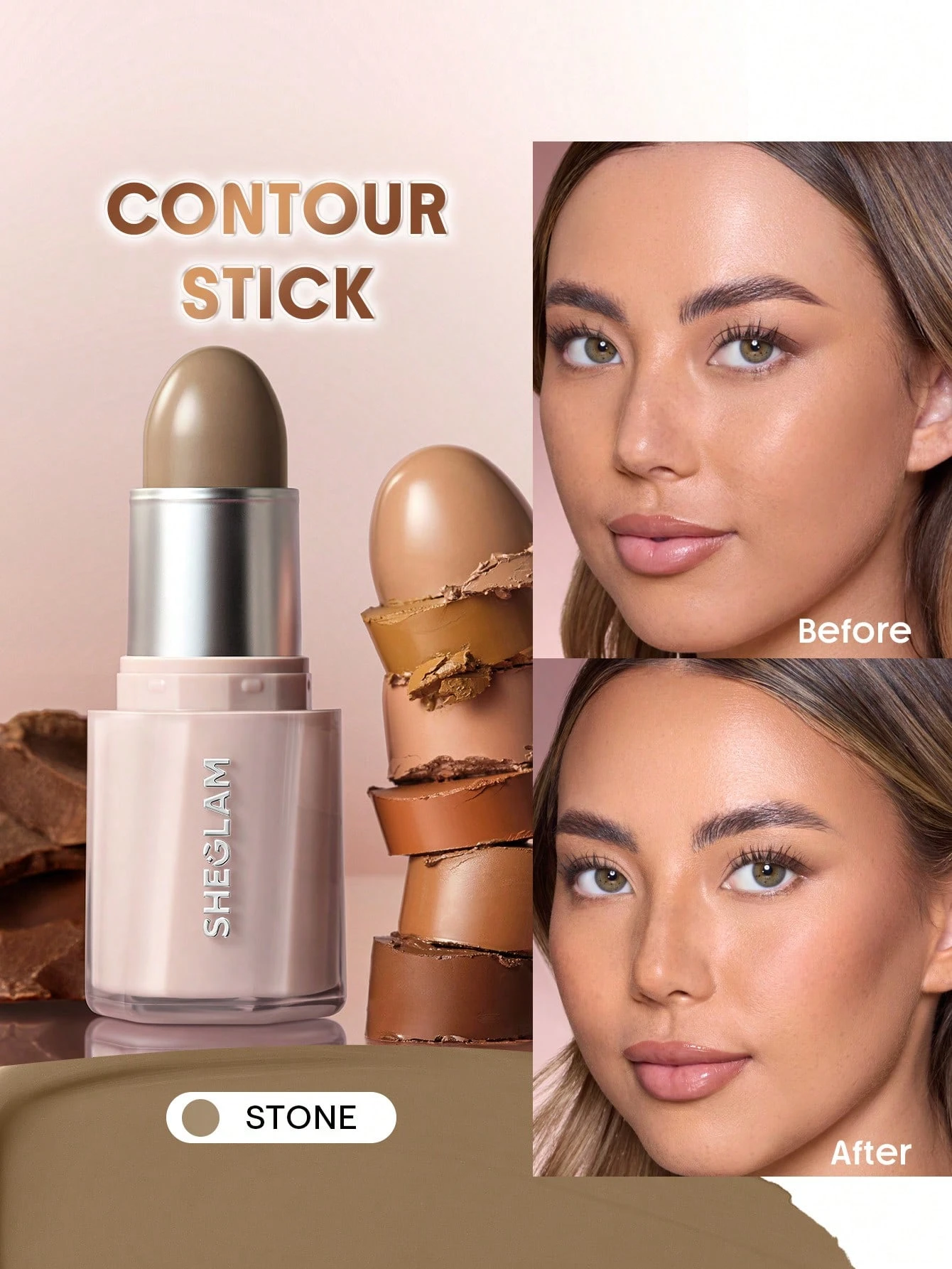 SHEGLAM Buttery Buff BâTon De Contour Et Bronzage-Earthy Sepia Marque De Beauté — vue 3