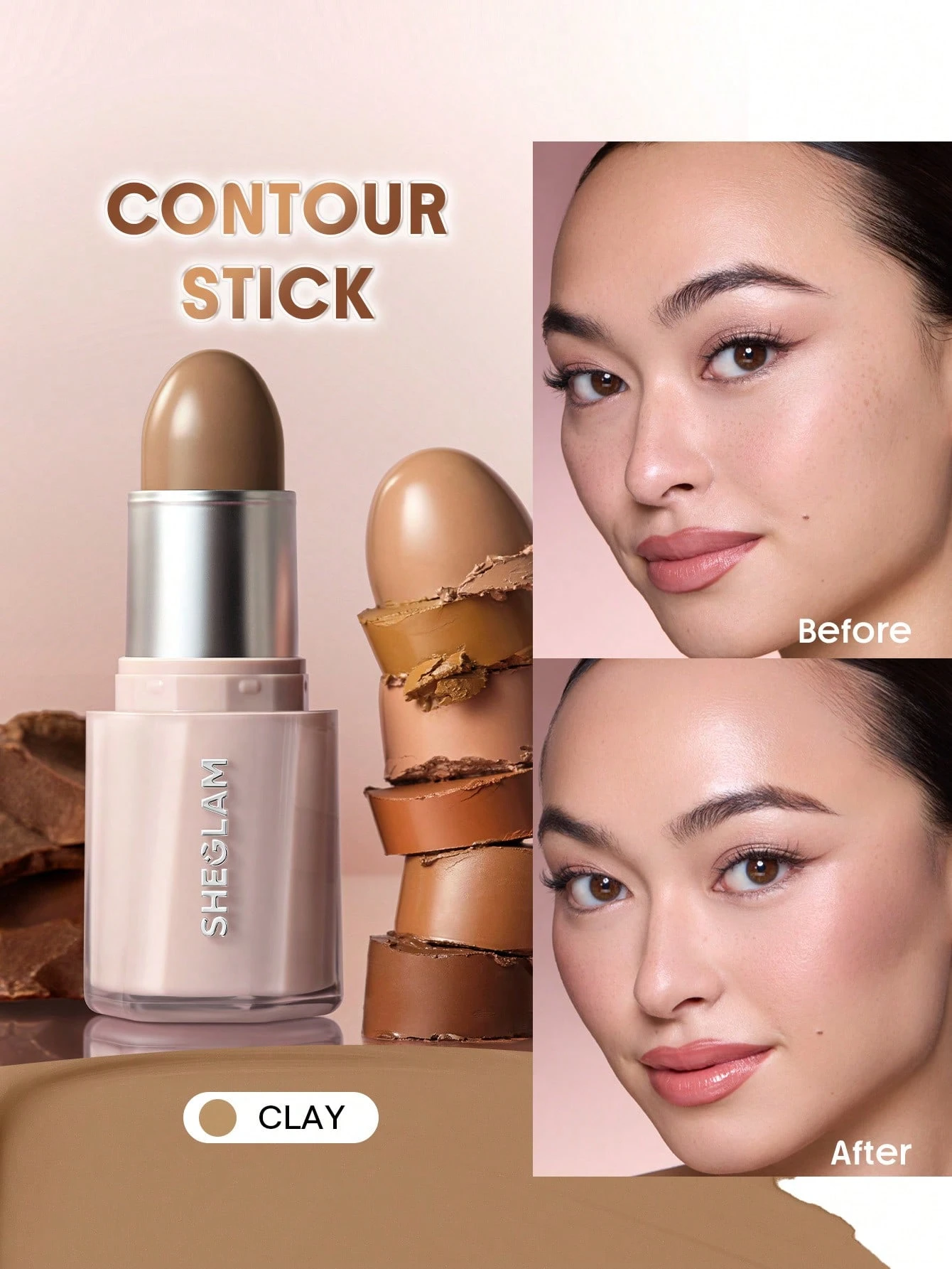 SHEGLAM Buttery Buff BâTon De Contour Et Bronzage-Earthy Sepia Marque De Beauté — vue 2