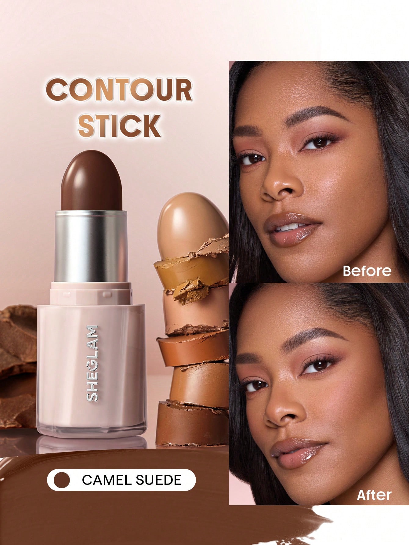 SHEGLAM Buttery Buff BâTon De Contour Et Bronzage-Earthy Sepia Marque De Beauté — vue 6