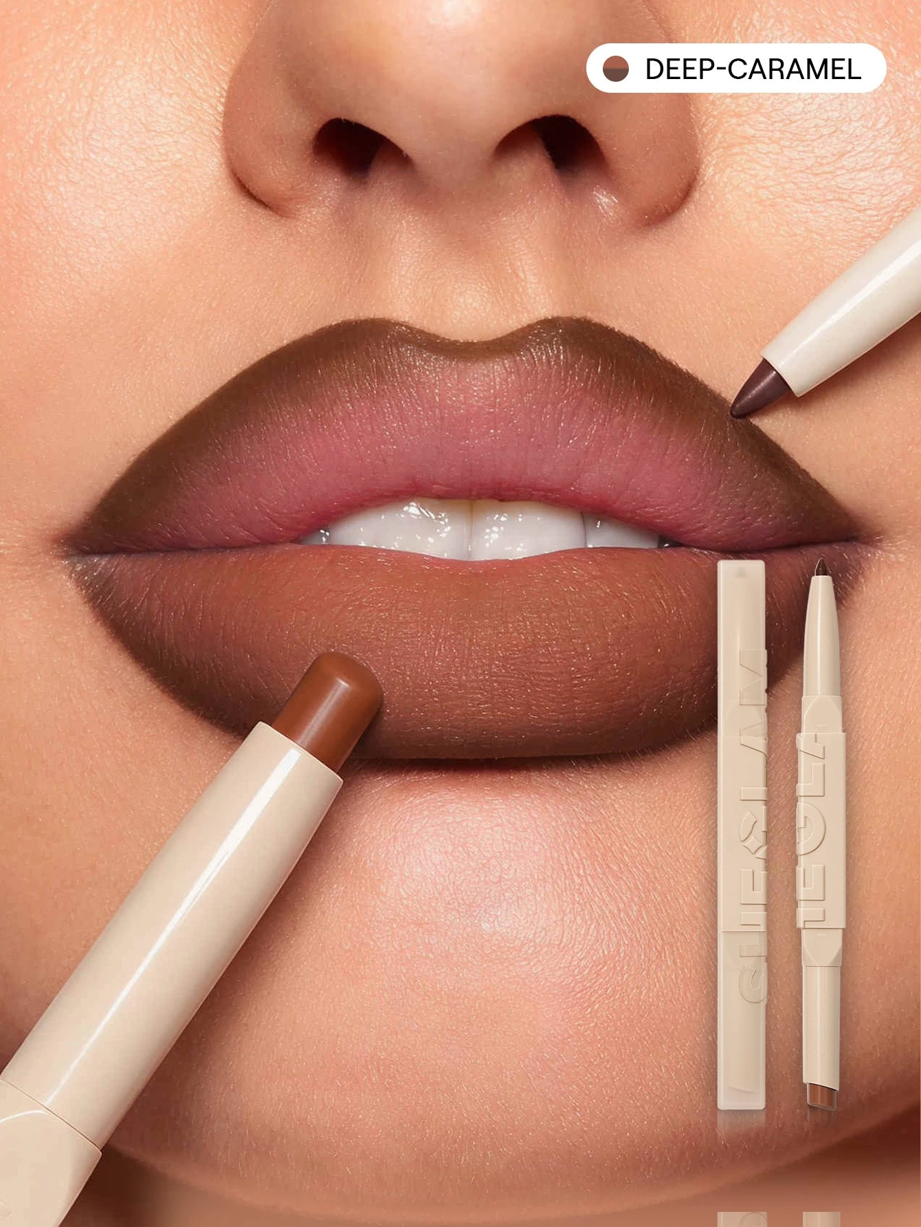 SHEGLAM Glam 101 Duo Rouge à LèVres & Crayon-Warm Nutmeg Rouge Marque De Beauté — vue 6