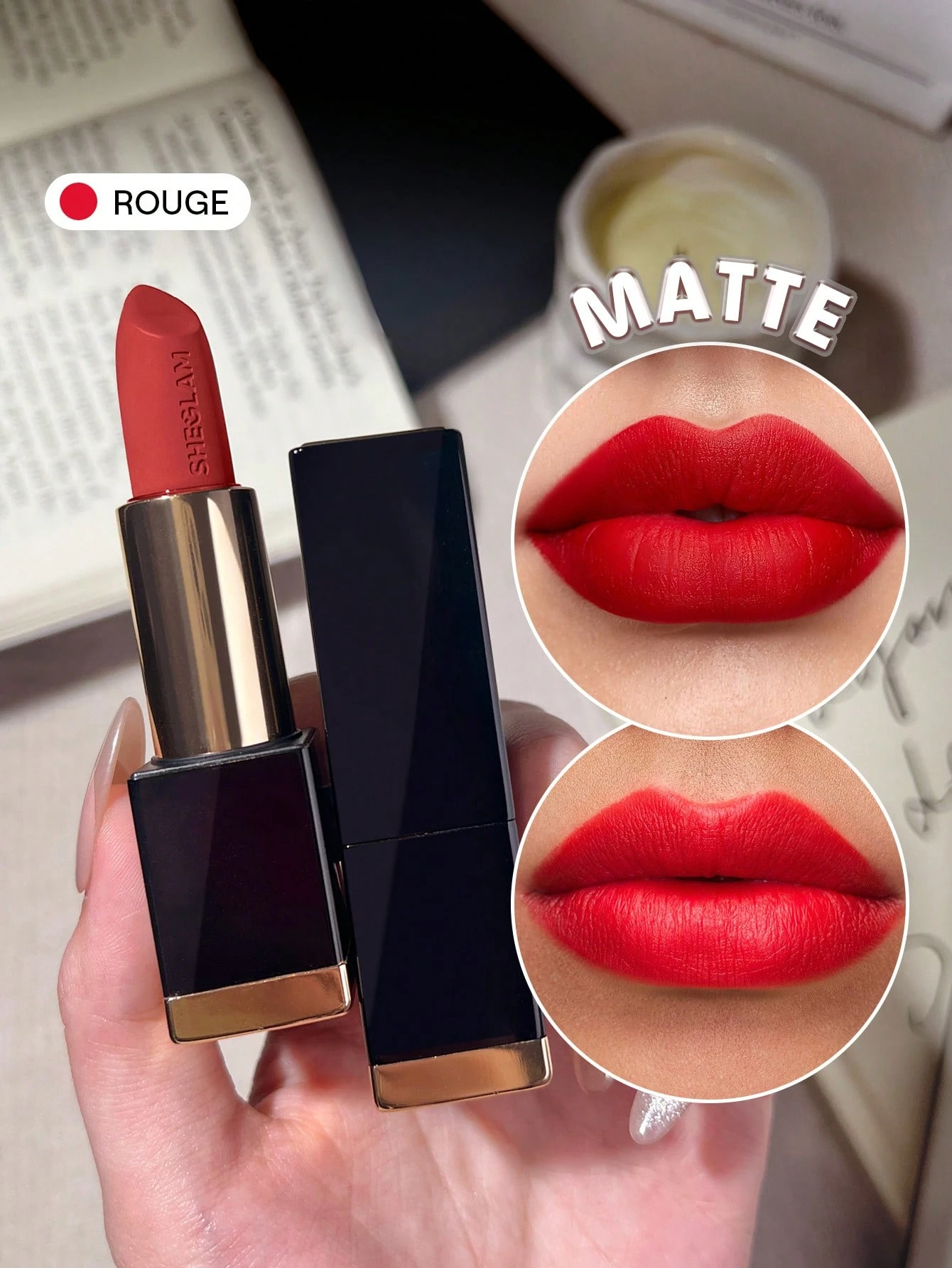 SHEGLAM Matte Allure Rouge à LèVres -287 Neutral Territory Rouge Marque De Beauté — vue 6