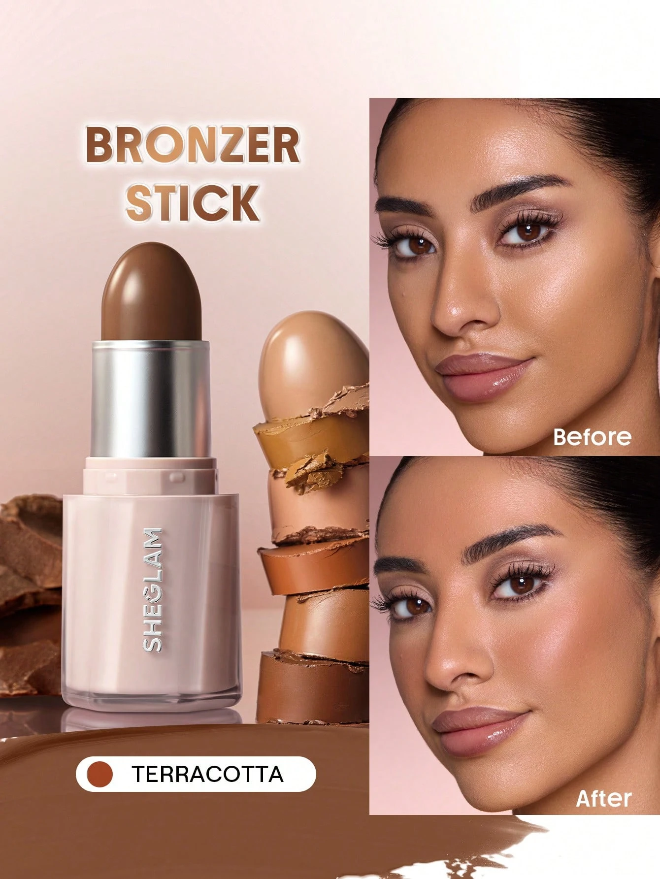 SHEGLAM Buttery Buff BâTon De Contour Et Bronzage-Earthy Sepia Marque De Beauté — vue 9