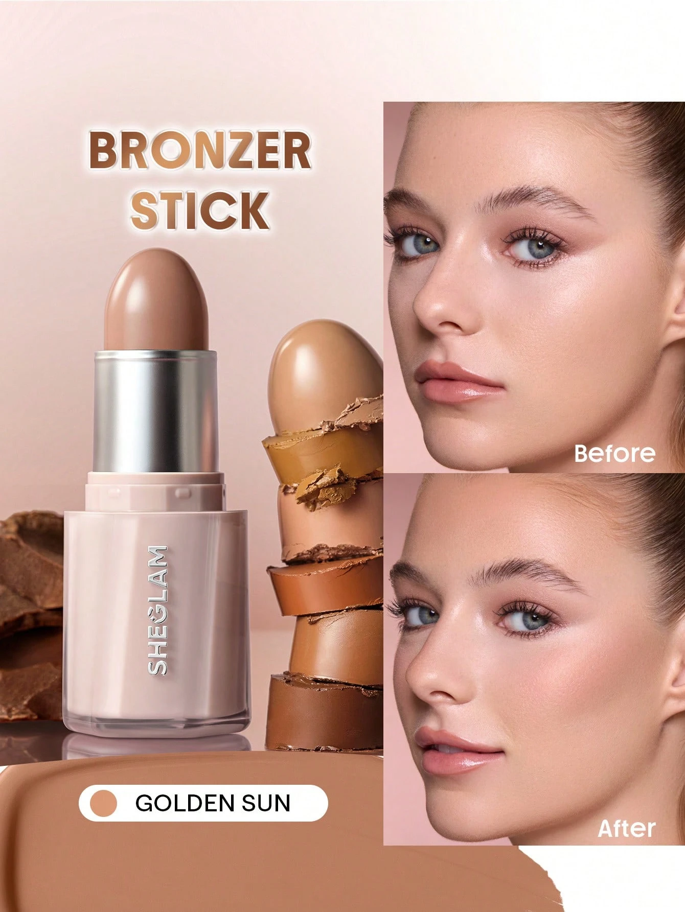 SHEGLAM Buttery Buff BâTon De Contour Et Bronzage-Earthy Sepia Marque De Beauté — vue 7