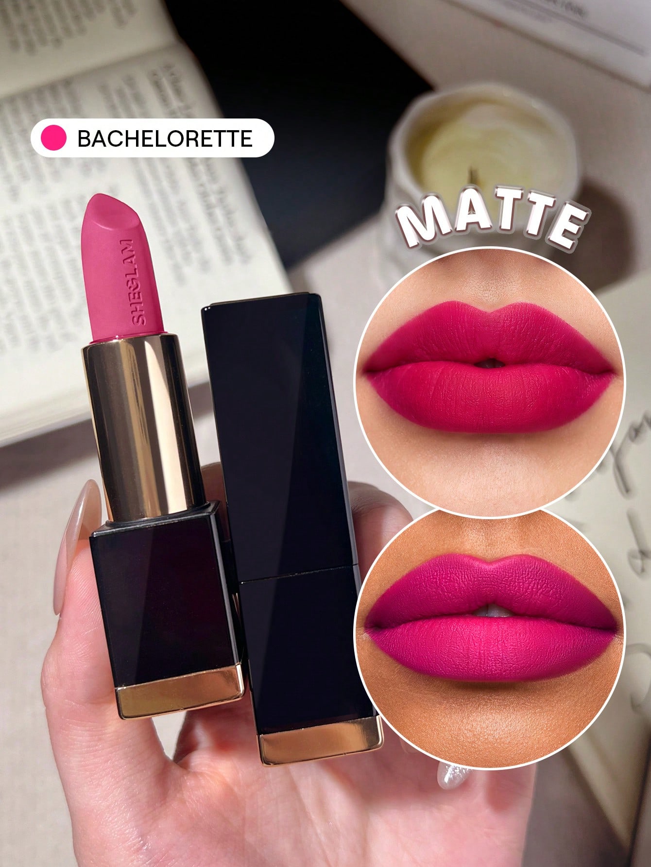 SHEGLAM Matte Allure Rouge à LèVres -287 Neutral Territory Rouge Marque De Beauté — vue 9