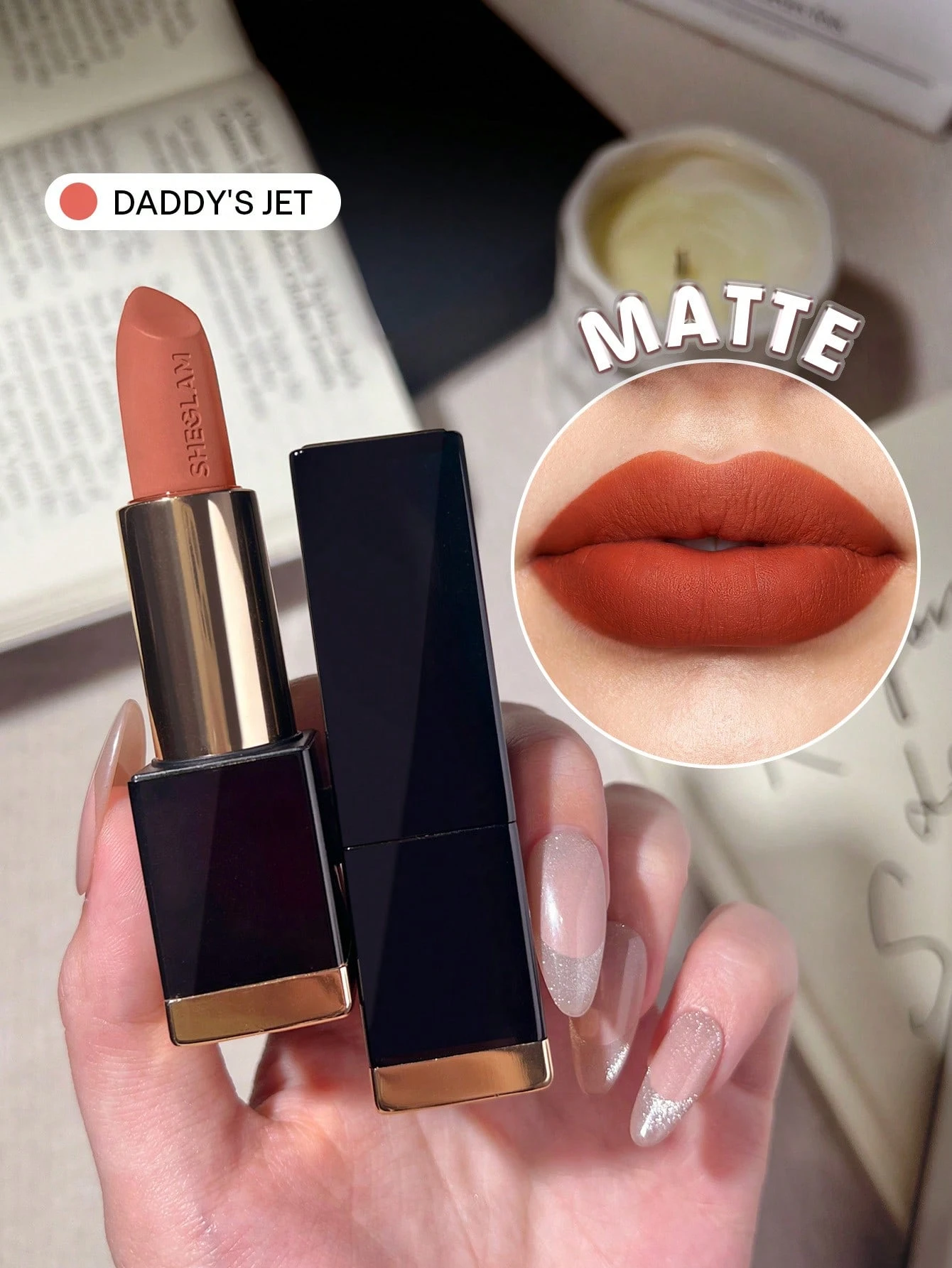 SHEGLAM Matte Allure Rouge à LèVres -287 Neutral Territory Rouge Marque De Beauté — vue 10