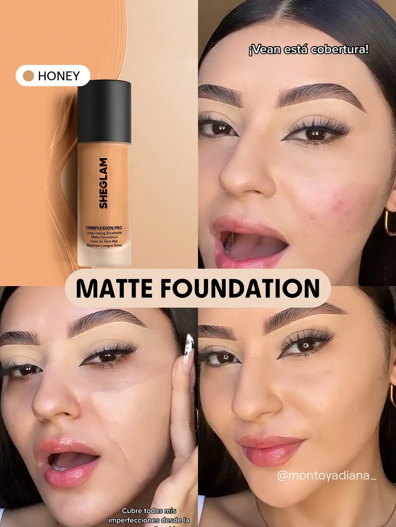 SHEGLAM Complexion Pro Fond De Teint Mat Longue Tenue Respirant-Mahogany Marque De Beauté — vue 13