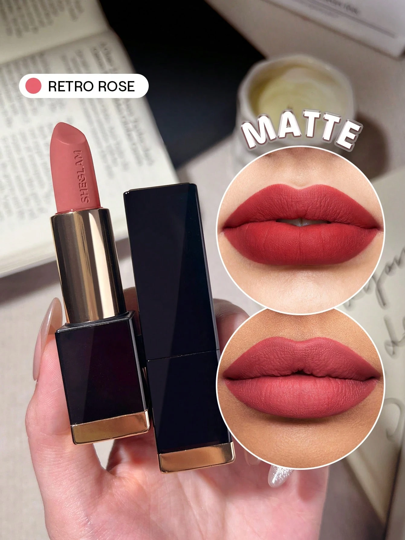 SHEGLAM Matte Allure Rouge à LèVres -287 Neutral Territory Rouge Marque De Beauté — vue 13