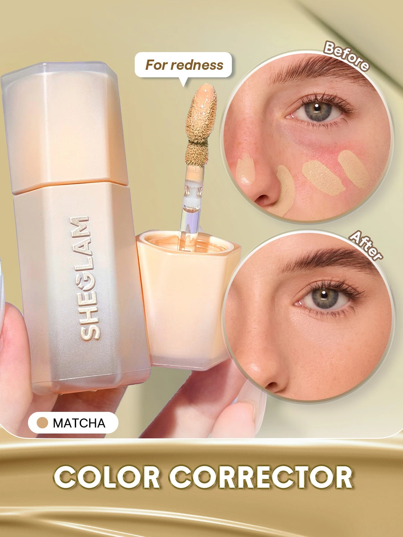 SHEGLAM Hideaway Correcteur Haute Couvrance-Sepia Correcteur De Teint Illuminateur Et — vue 3