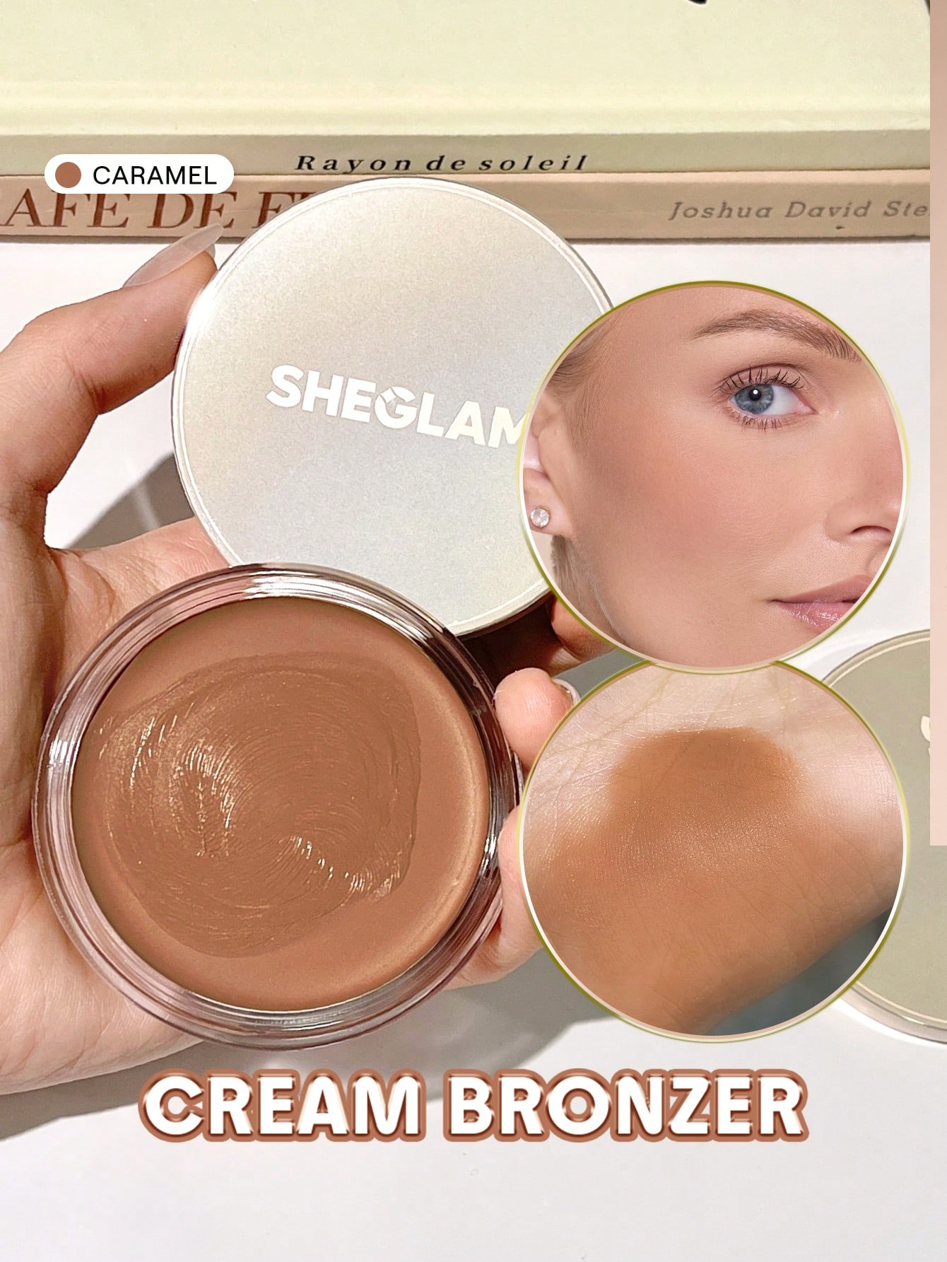 SHEGLAM Silk Haze Bronzer CrèMe-Earthy Sepia Marque De Beauté CosméTique Maquillage Pour — vue 3