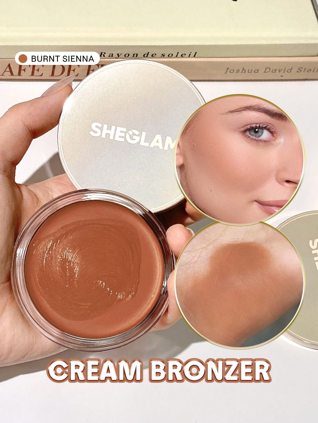 SHEGLAM Silk Haze Bronzer CrèMe-Earthy Sepia Marque De Beauté CosméTique Maquillage Pour — vue 4