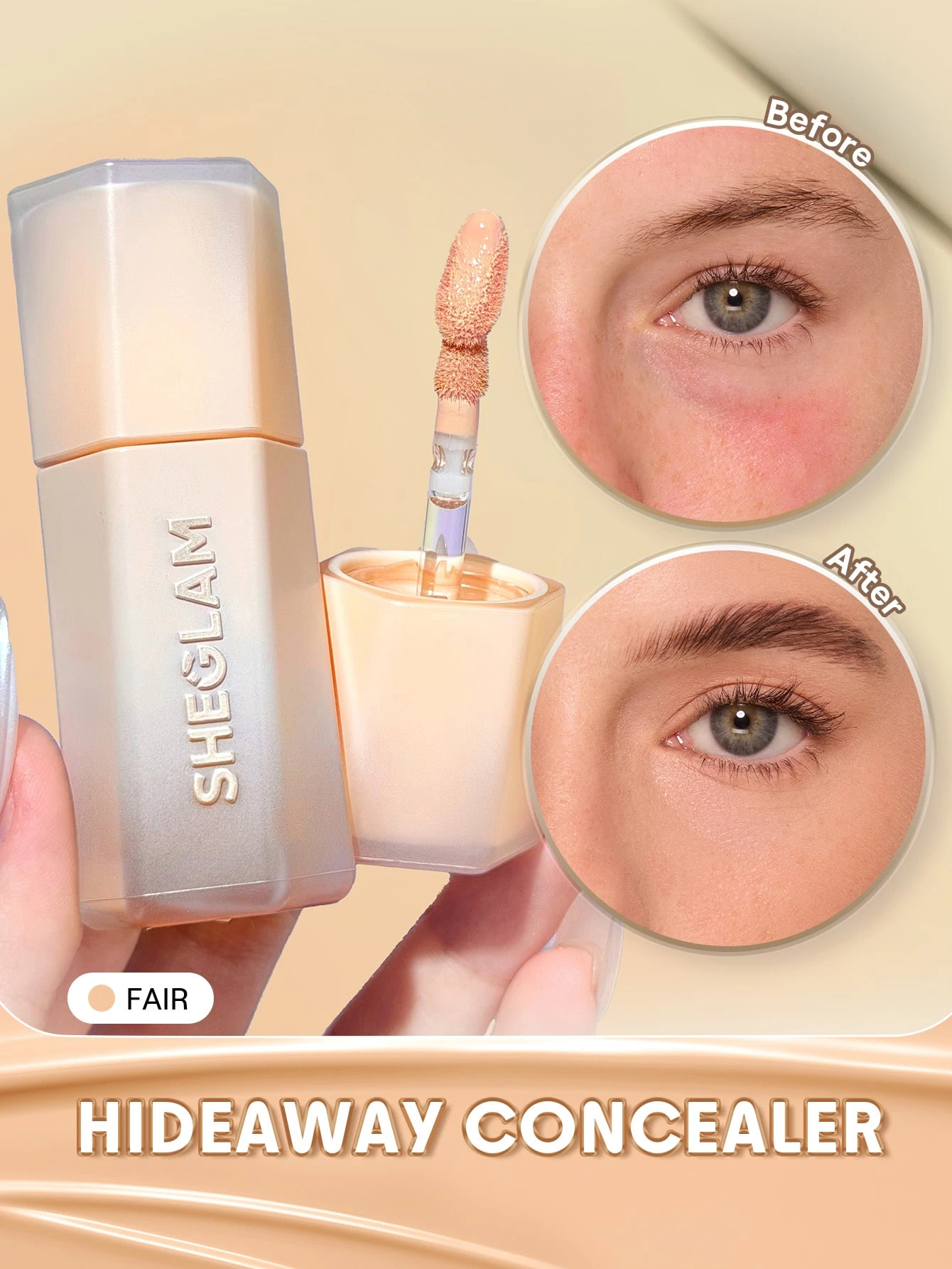 SHEGLAM Hideaway Correcteur Haute Couvrance-Sepia Correcteur De Teint Illuminateur Et — vue 7