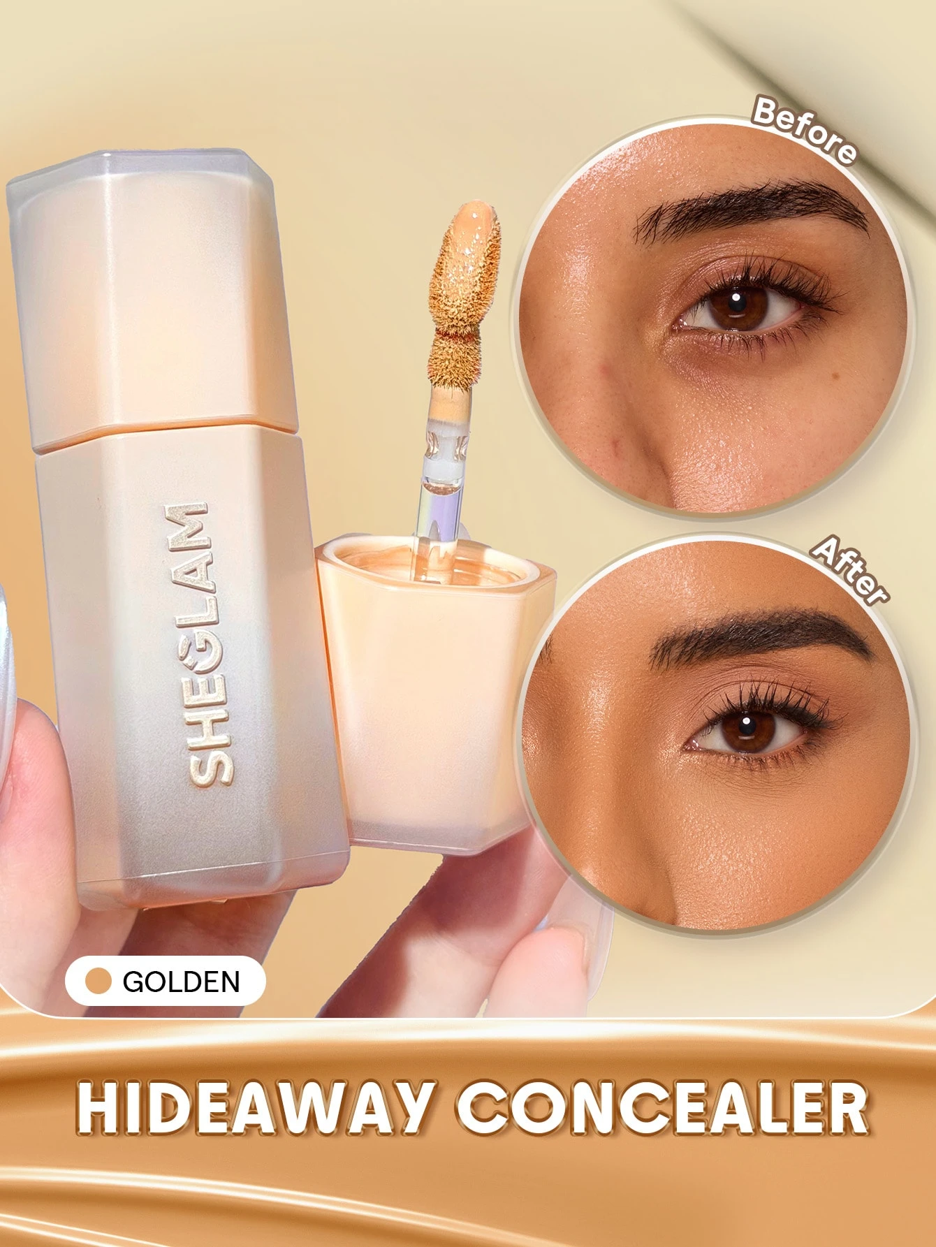 SHEGLAM Hideaway Correcteur Haute Couvrance-Sepia Correcteur De Teint Illuminateur Et — vue 10