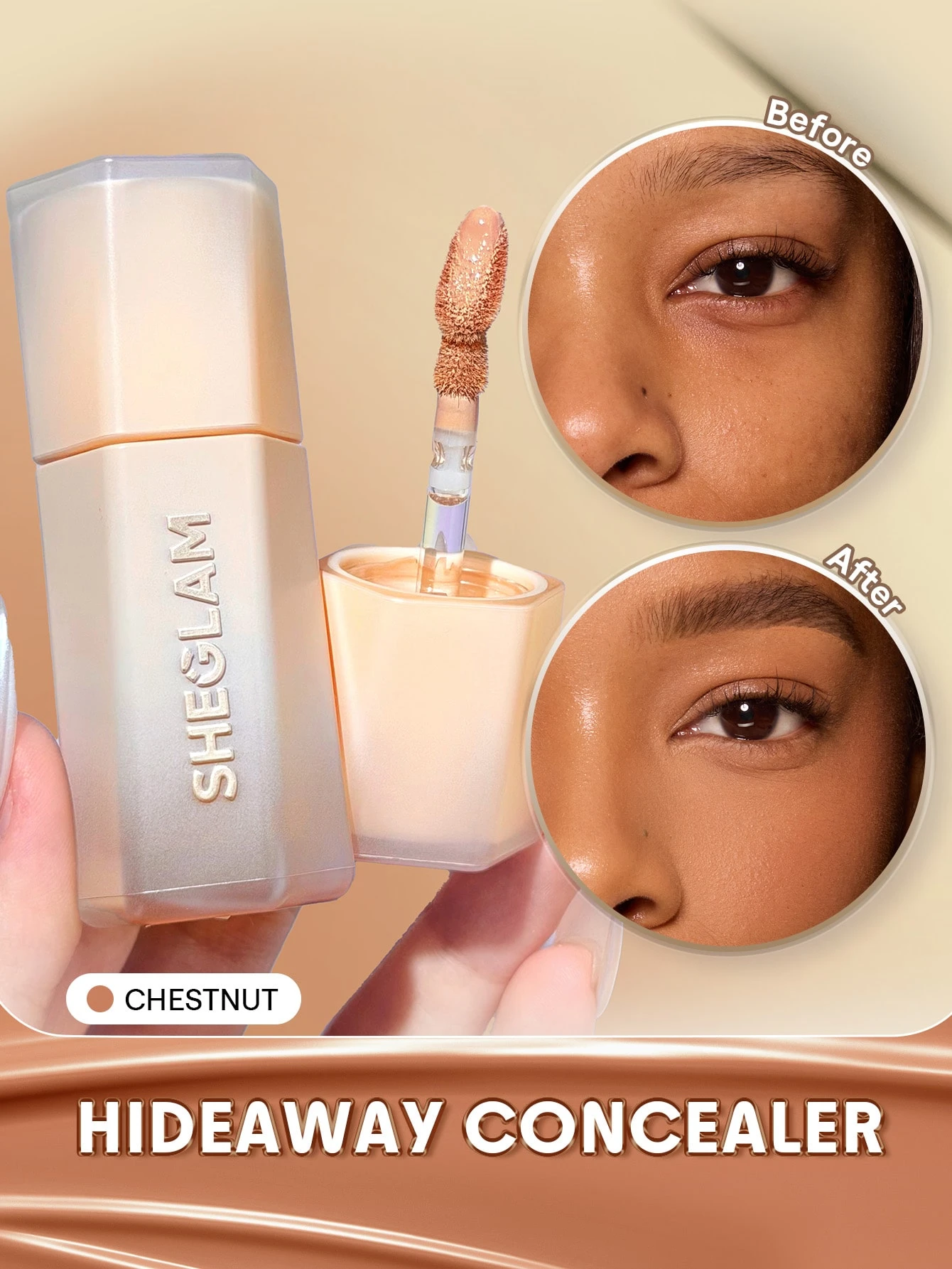SHEGLAM Hideaway Correcteur Haute Couvrance-Sepia Correcteur De Teint Illuminateur Et — vue 12