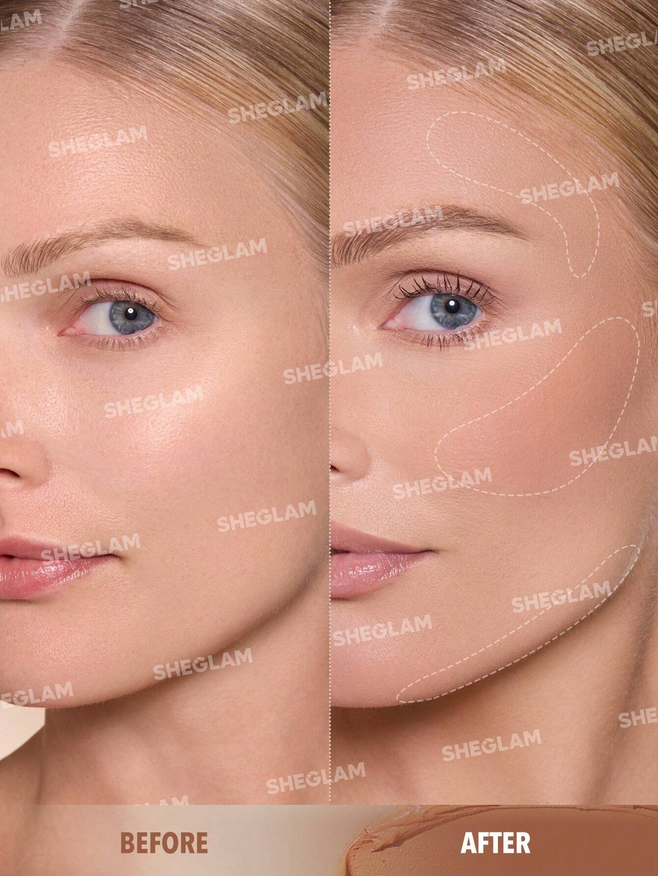 SHEGLAM Silk Haze Bronzer CrèMe-Earthy Sepia Marque De Beauté CosméTique Maquillage Pour — vue 10