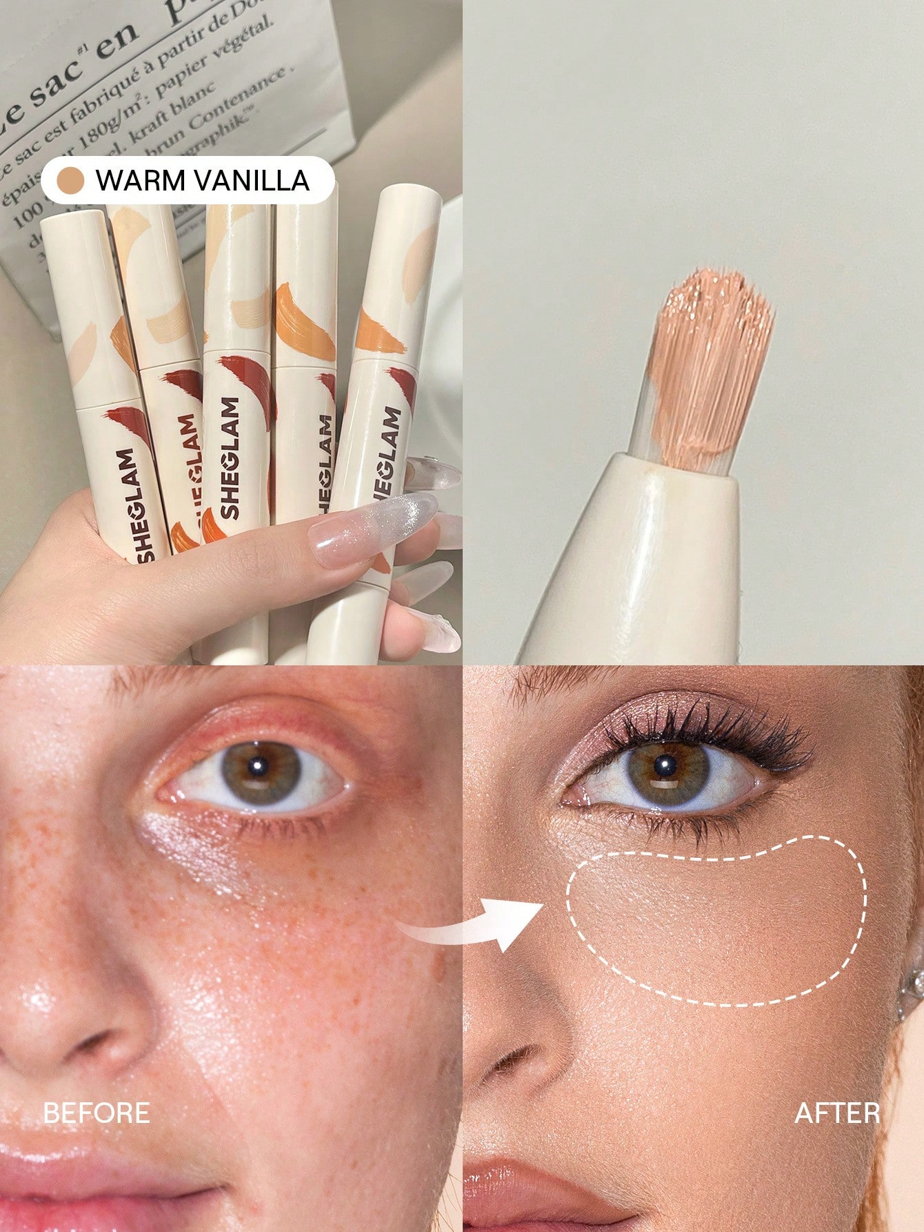 SHEGLAM Perfect Skin Correcteur Haute Couvrance-Earth Marque De Beauté CosméTique — vue 8
