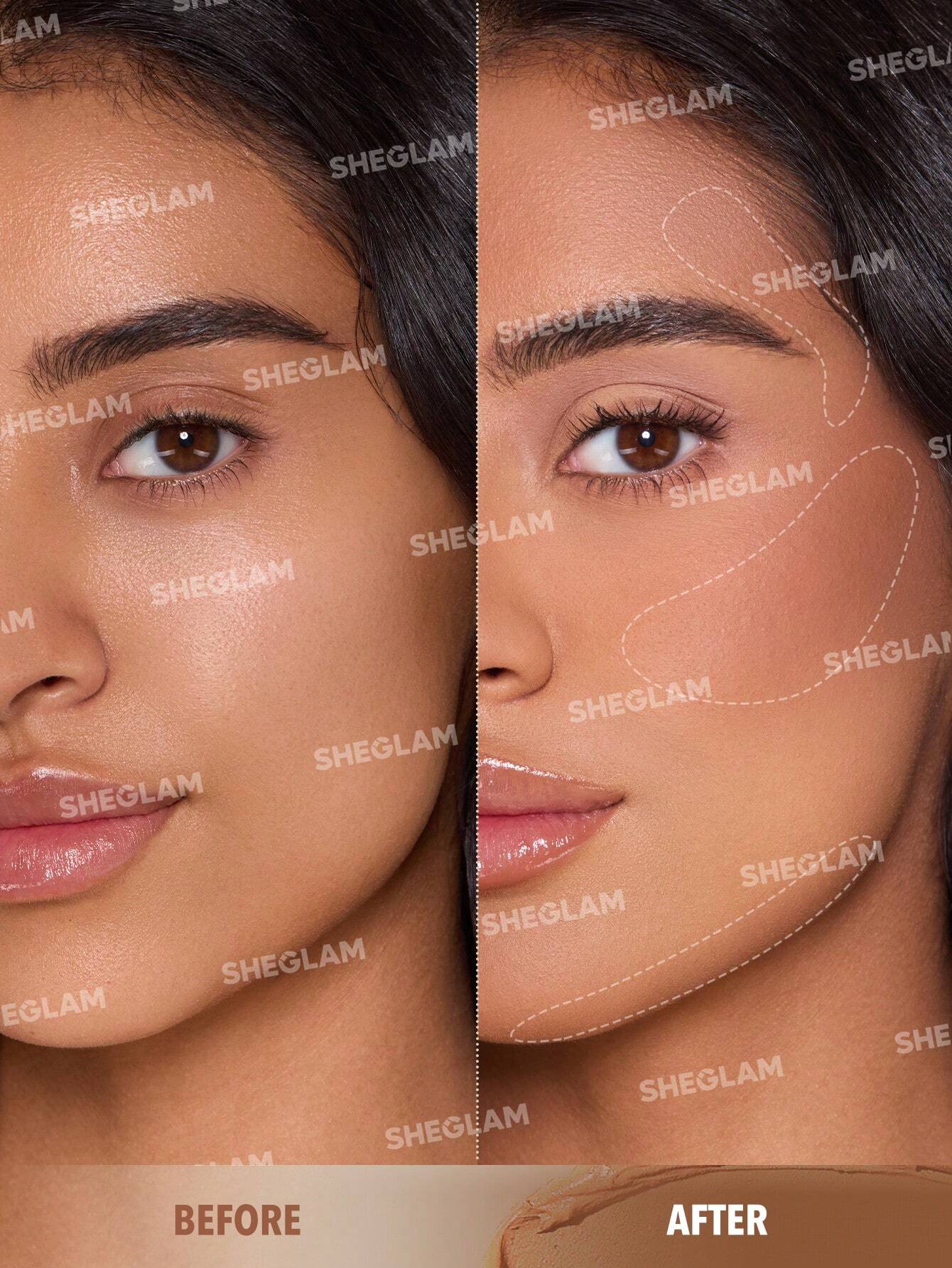 SHEGLAM Silk Haze Bronzer CrèMe-Earthy Sepia Marque De Beauté CosméTique Maquillage Pour — vue 12