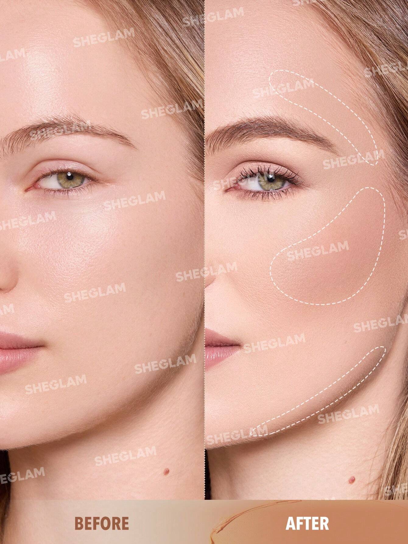 SHEGLAM Silk Haze Bronzer CrèMe-Earthy Sepia Marque De Beauté CosméTique Maquillage Pour — vue 8