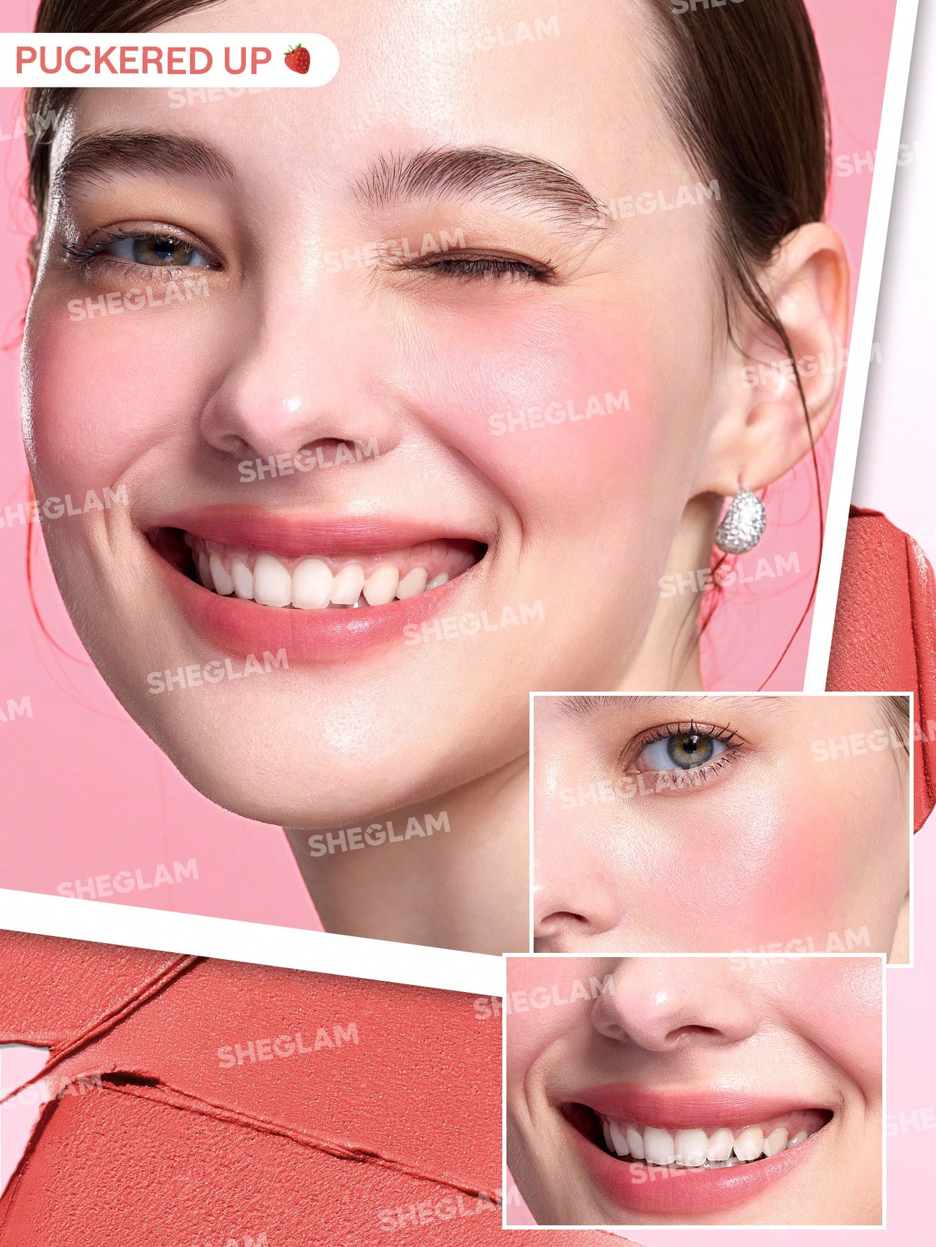 SHEGLAM Very Cherry Stack CrèMe Joues & LèVres Rouge Marque De Beauté CosméTique — vue 7