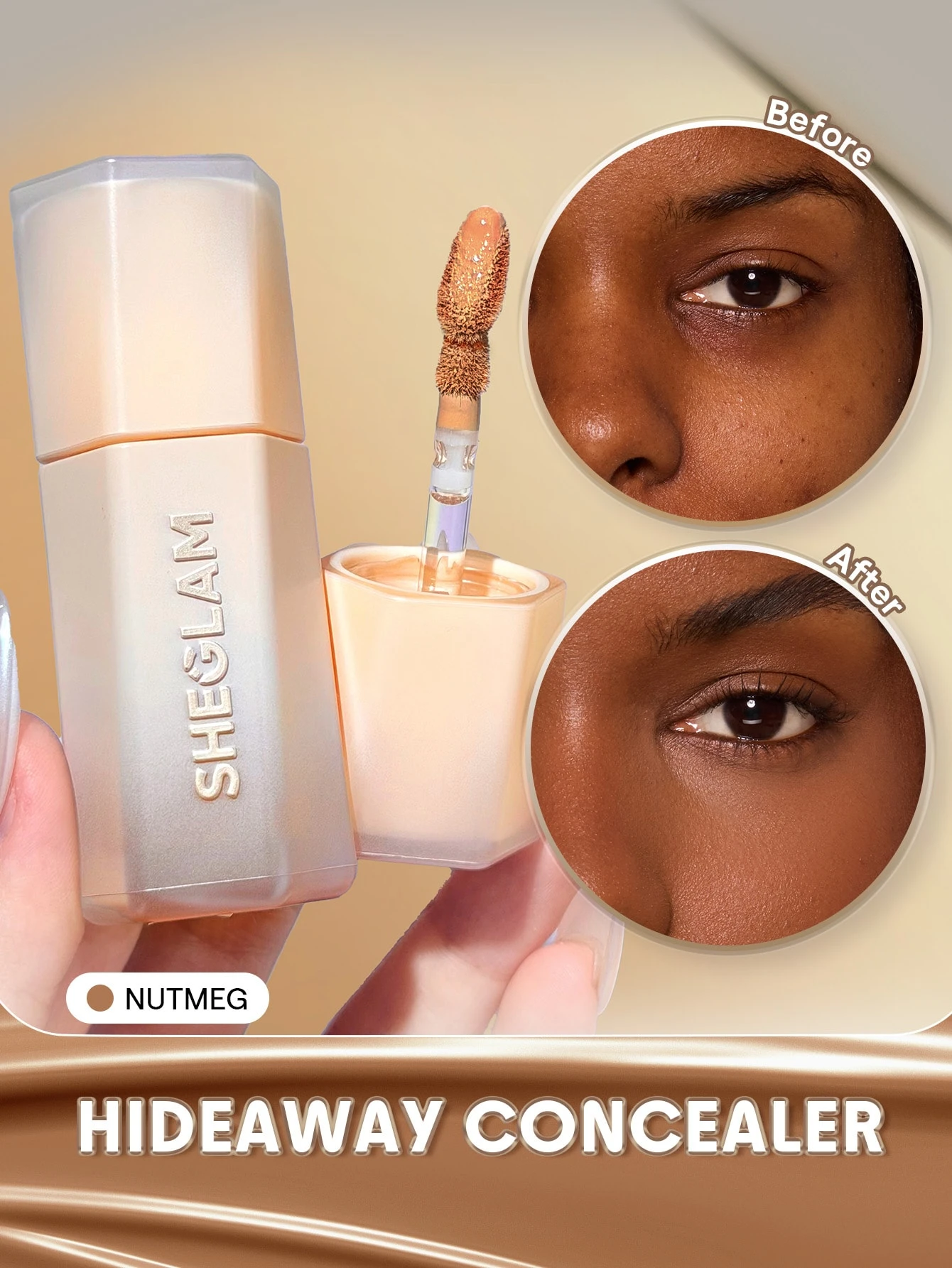 SHEGLAM Hideaway Correcteur Haute Couvrance-Sepia Correcteur De Teint Illuminateur Et — vue 13